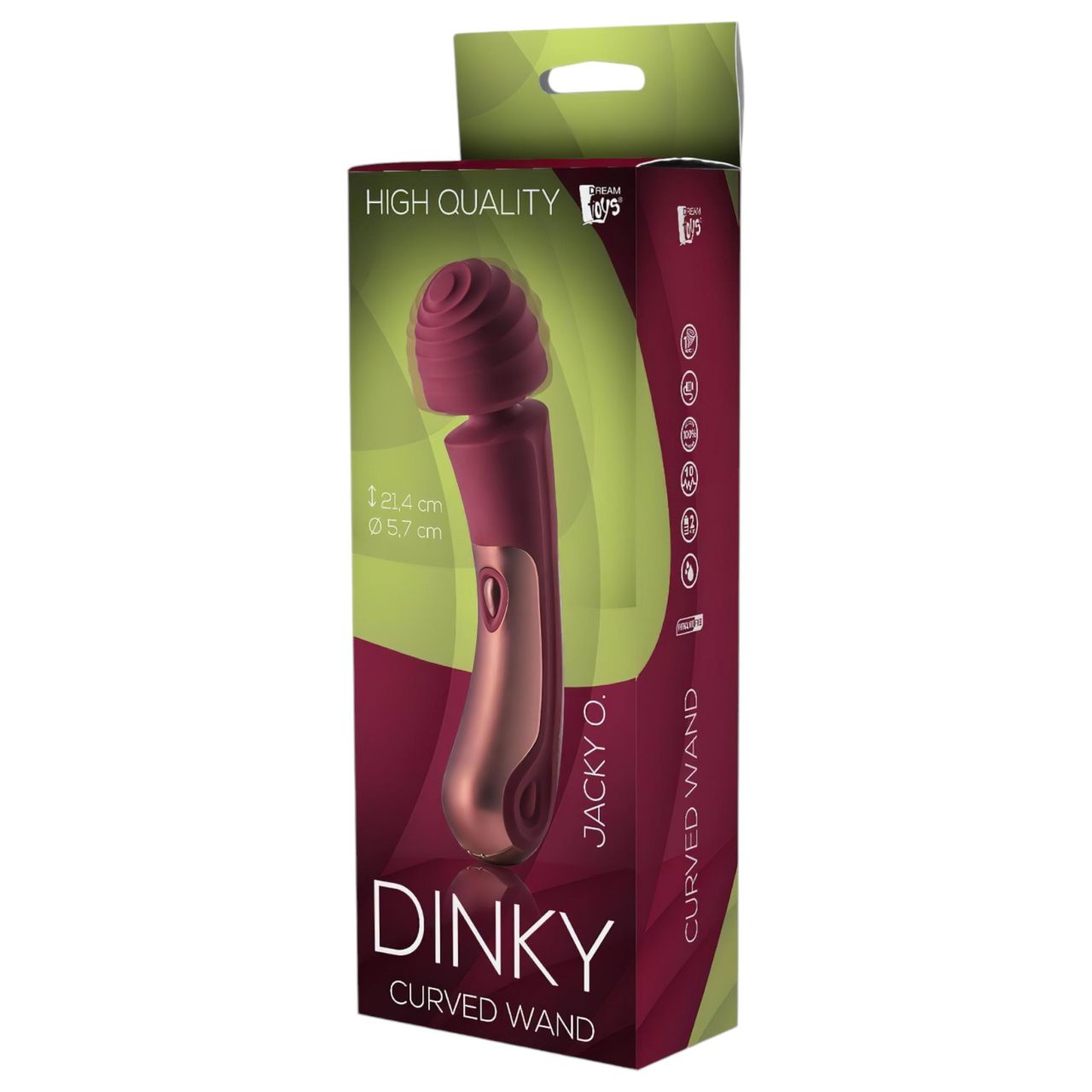 Dinky Jacky 0. Wand - akkus, masszírozó vibrátor (piros) Dinky Jacky 0. Wand - akkus, masszírozó vibrátor (piros)