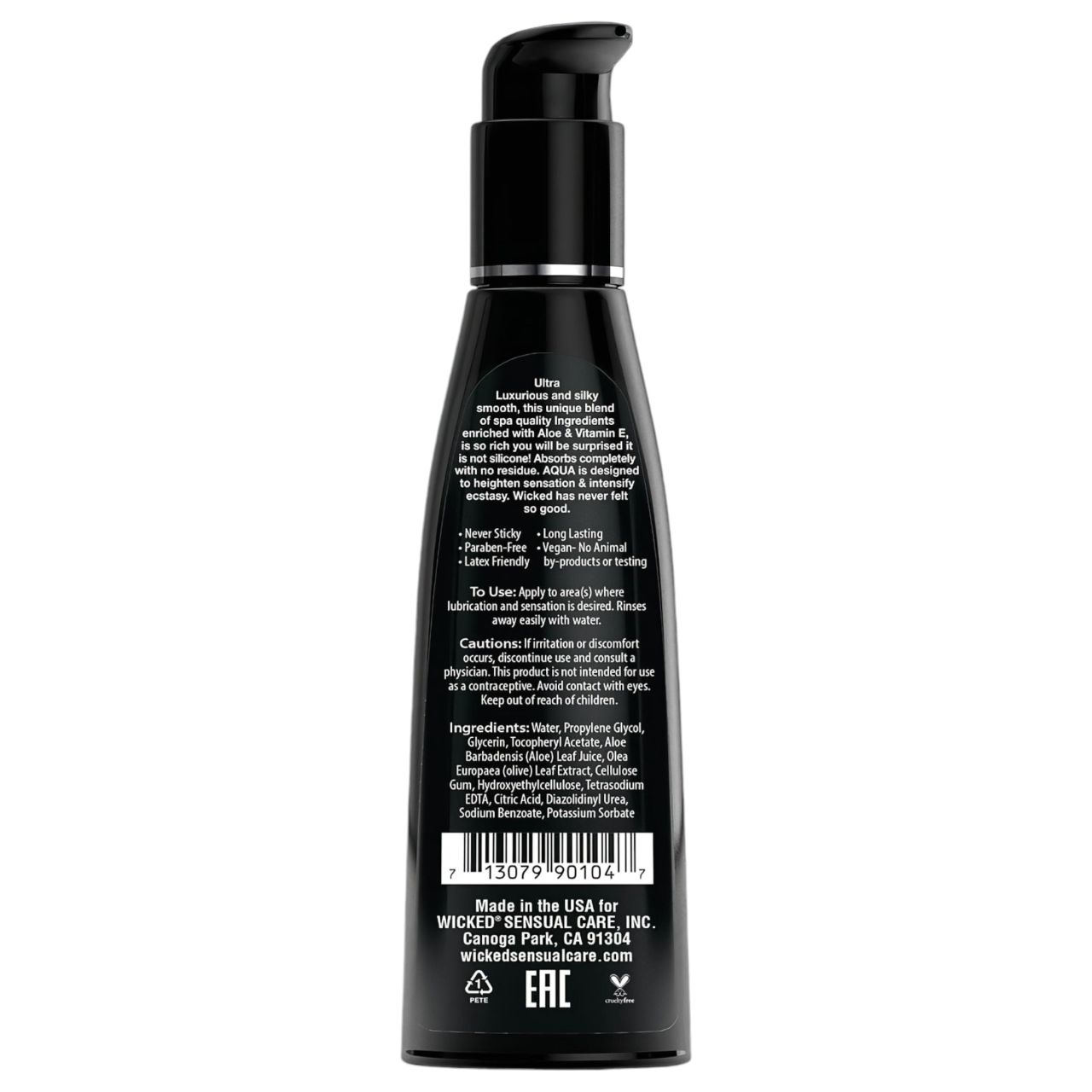 Wicked Aqua - vízbázisú síkosító (120ml) Wicked Aqua - vízbázisú síkosító (120ml)
