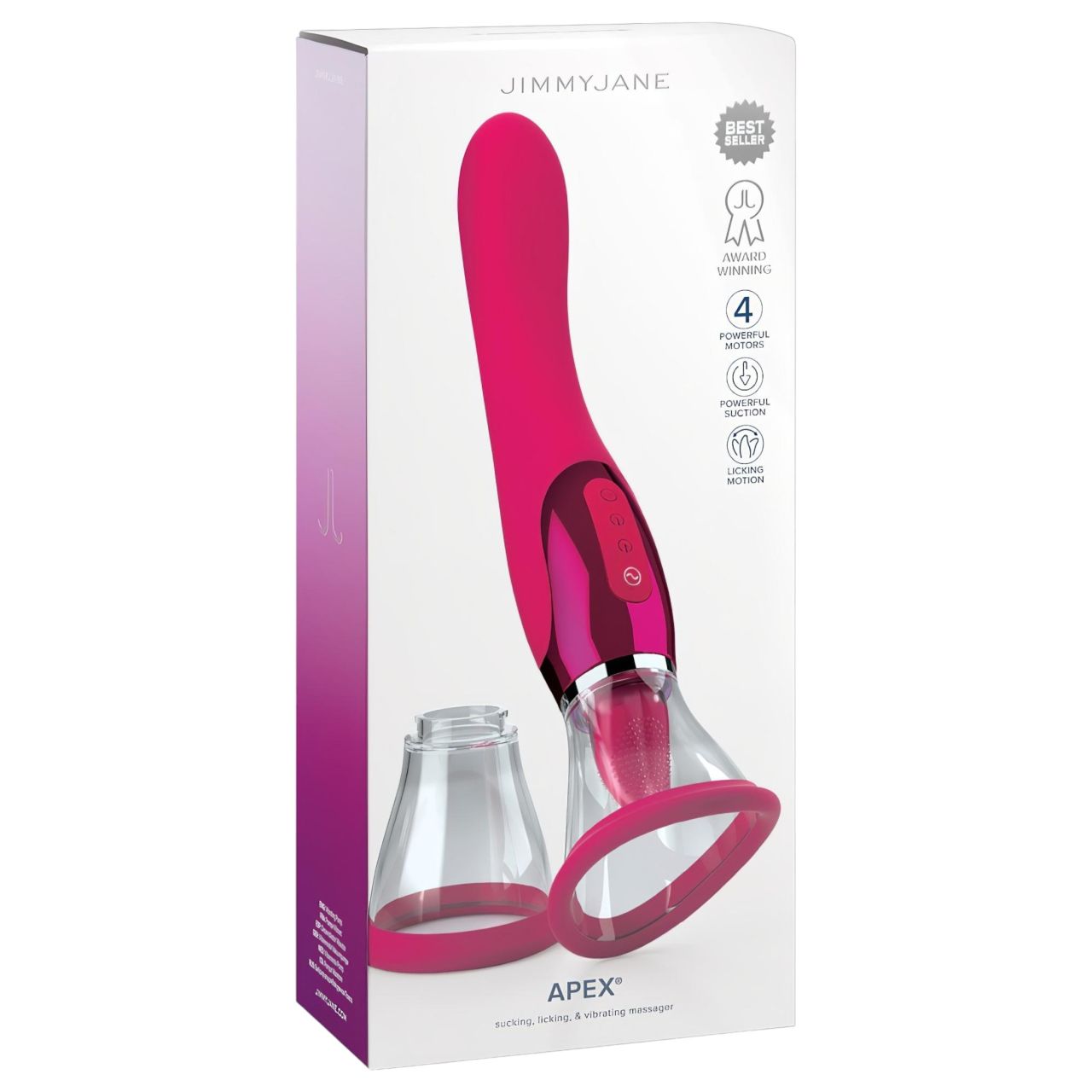 JimmyJane Apex - nyelves 2in1 vibrátor (pink) JimmyJane Apex - nyelves 2in1 vibrátor (pink)