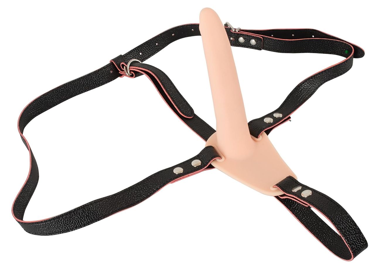 You2Toys - Strap-On - akkus, felcsatolható vibrátor (natúr) You2Toys - Strap-On - akkus, felcsatolható vibrátor (natúr)