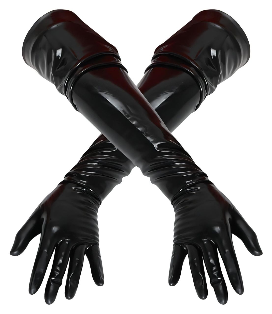 LATEX - hosszú, unisex kesztyű (fekete) LATEX - hosszú, unisex kesztyű (fekete)