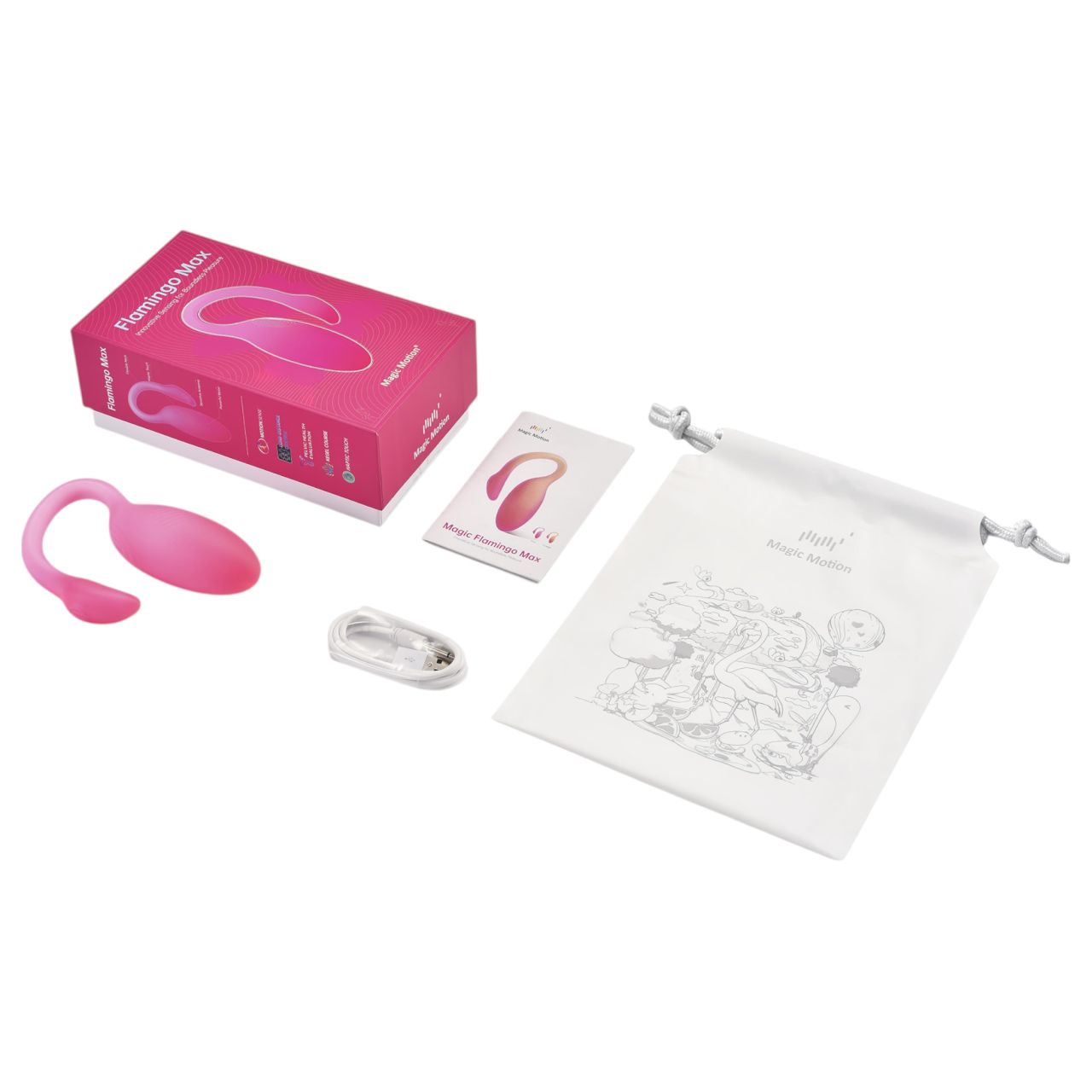 Magic Motion Flamingo Max - okos vibrációs tojás (pink) Magic Motion Flamingo Max - okos vibrációs tojás (pink)