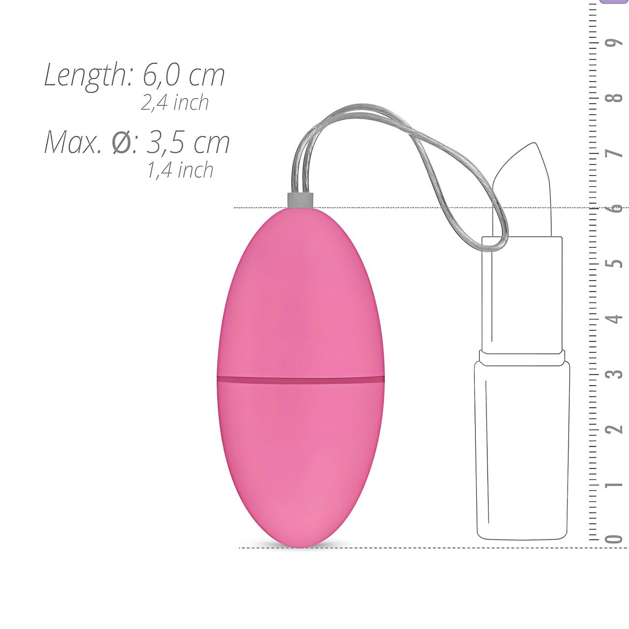 Easytoys - 7 ritmusú rádiós vibrációs tojás (pink) Easytoys - 7 ritmusú rádiós vibrációs tojás (pink)