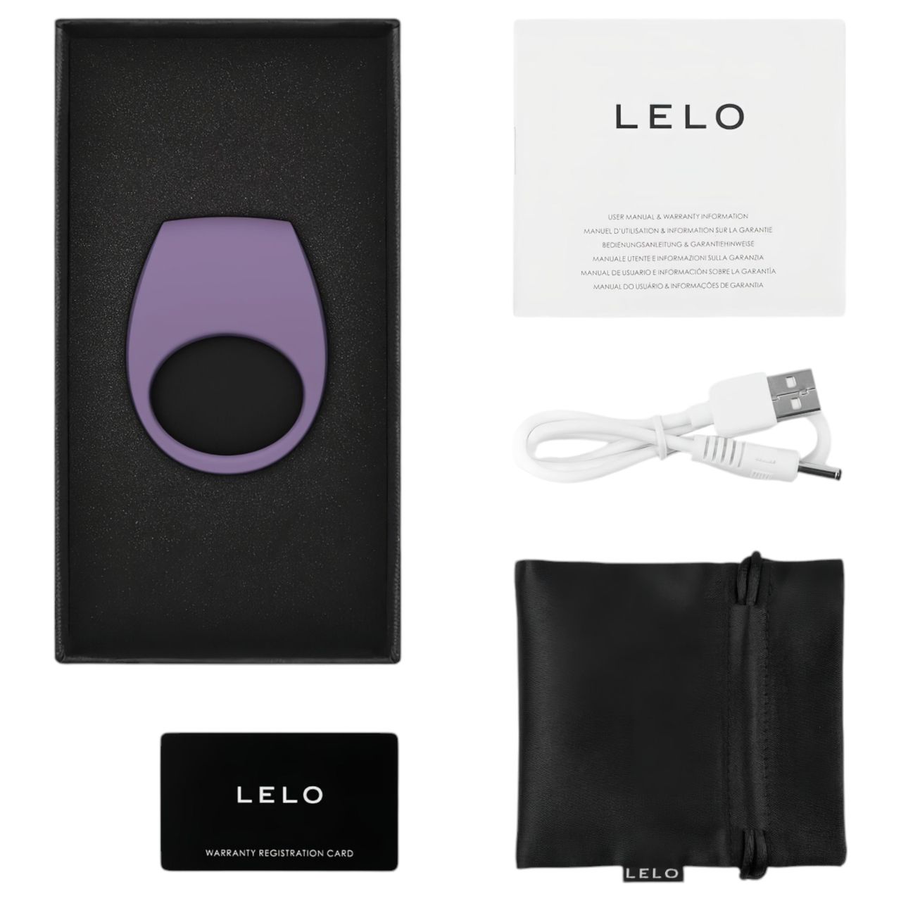 LELO Tor 3 - akkus, okos vibrációs péniszgyűrű (lila) LELO Tor 3 - akkus, okos vibrációs péniszgyűrű (lila)