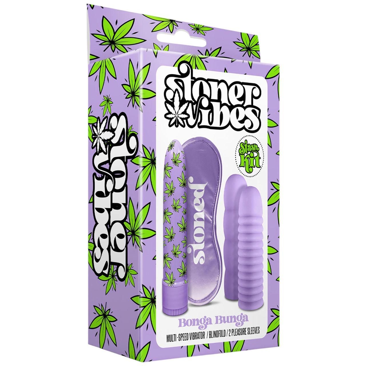 Stoner Bonga Bunga - rúd vibrátor szett (4 részes) - lila Stoner Bonga Bunga - rúd vibrátor szett (4 részes) - lila