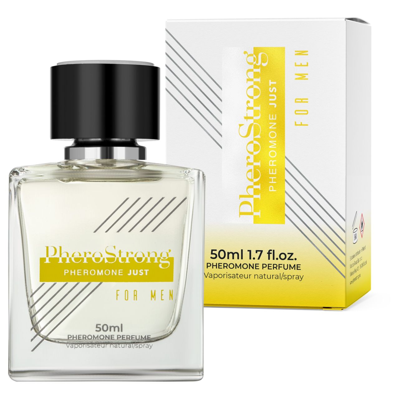 PheroStrong Just- feromon parfüm férfiaknak (50ml) PheroStrong Just- feromon parfüm férfiaknak (50ml)