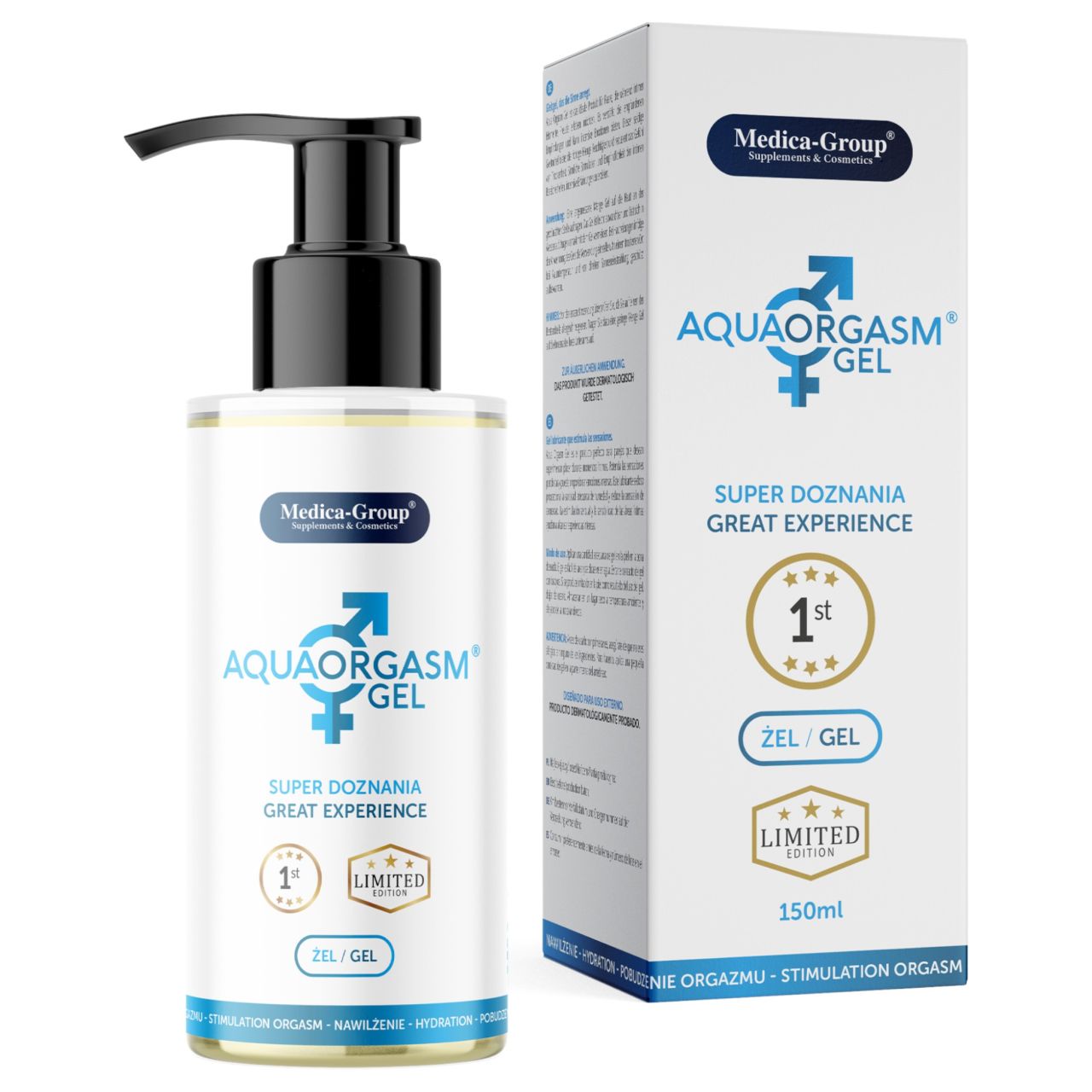 Aqua Orgasm Gel - uniszex hidratáló, stimuláló gél (150ml) Aqua Orgasm Gel - uniszex hidratáló, stimuláló gél (150ml)