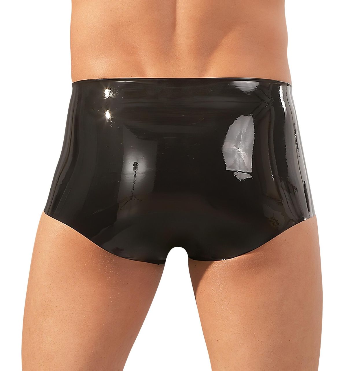 LATEX - boxer + péniszköpeny (fekete) LATEX - boxer + péniszköpeny (fekete)