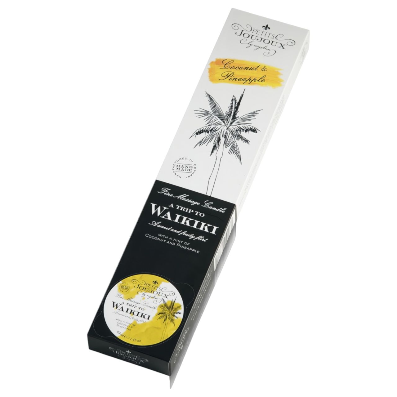 Petits Joujoux Waikiki masszázsgyertya - kókusz-ananász (5x43ml) Petits Joujoux Waikiki masszázsgyertya - kókusz-ananász (5x43ml)