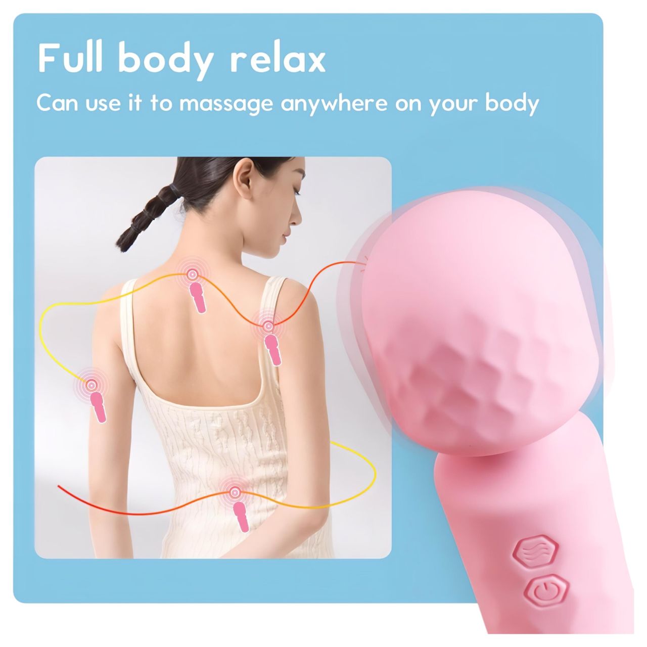 Vibeconnect - akkus, vízálló mini masszírozó vibrátor (pink) Vibeconnect - akkus, vízálló mini masszírozó vibrátor (pink)