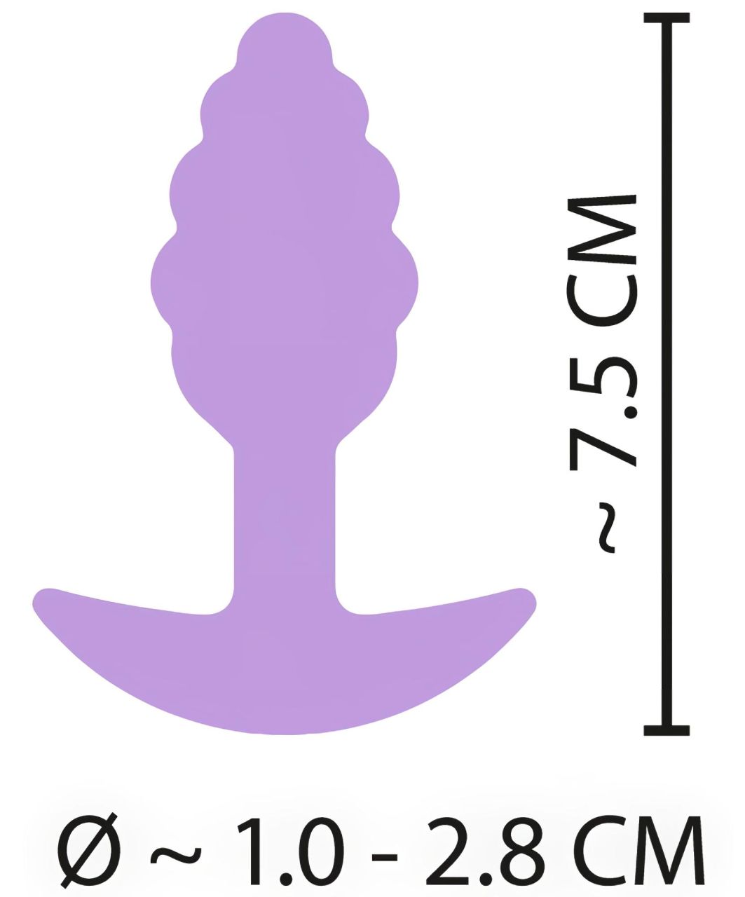 Cuties Mini Butt Plug - szilikon anál plug - lila (2,8cm) Cuties Mini Butt Plug - szilikon anál plug - lila (2,8cm)