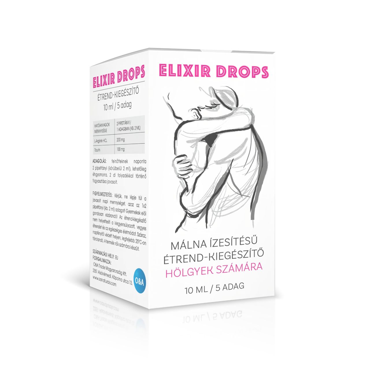 ELIXIR - női vágyfokozó cseppek (10ml) - málna ELIXIR - női vágyfokozó cseppek (10ml) - málna