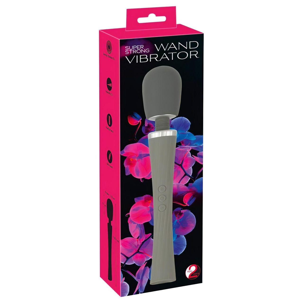 You2Toys - Super Strong Wand - masszírozó vibrátor (szürke) You2Toys - Super Strong Wand - masszírozó vibrátor (szürke)