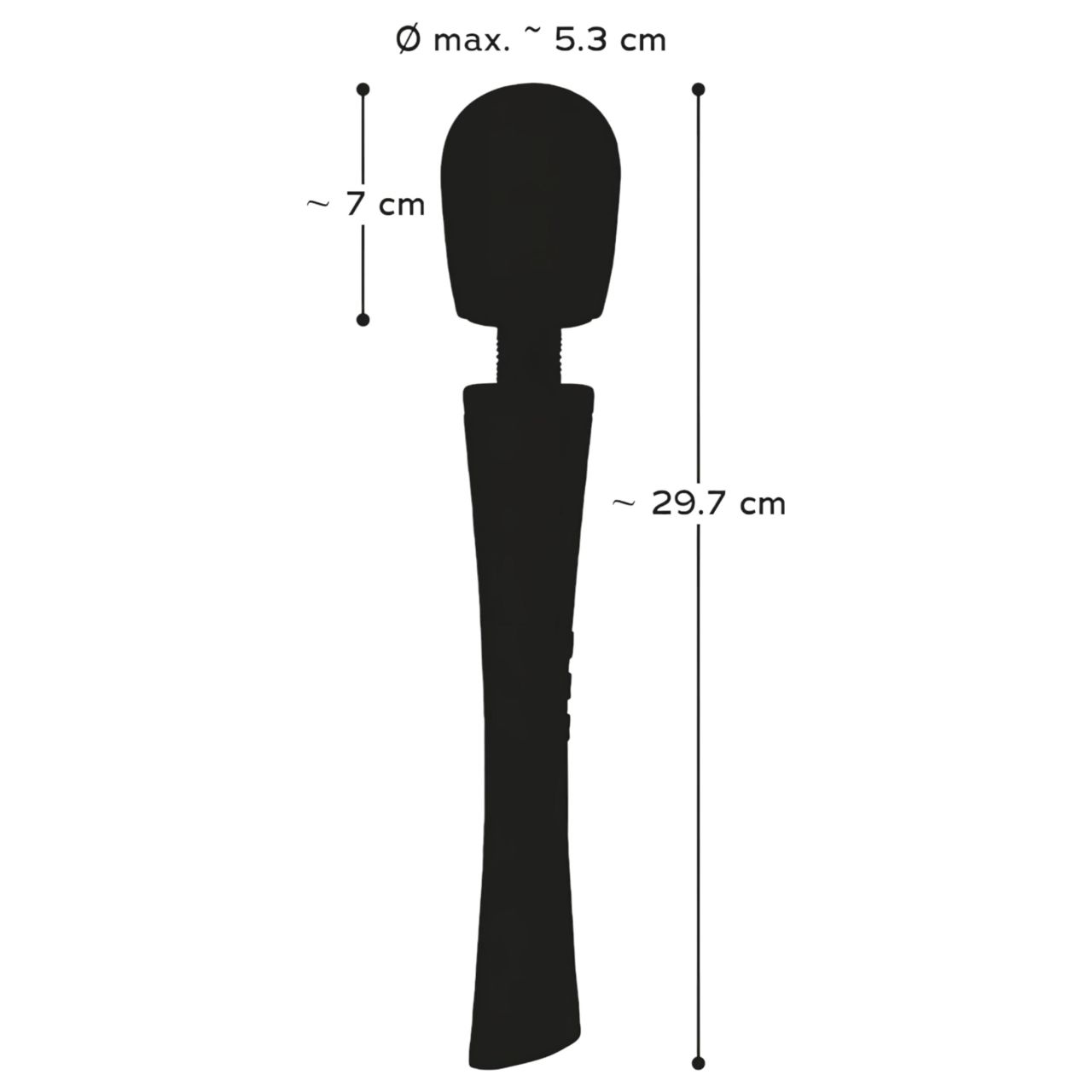 You2Toys - Super Strong Wand - masszírozó vibrátor (szürke) You2Toys - Super Strong Wand - masszírozó vibrátor (szürke)