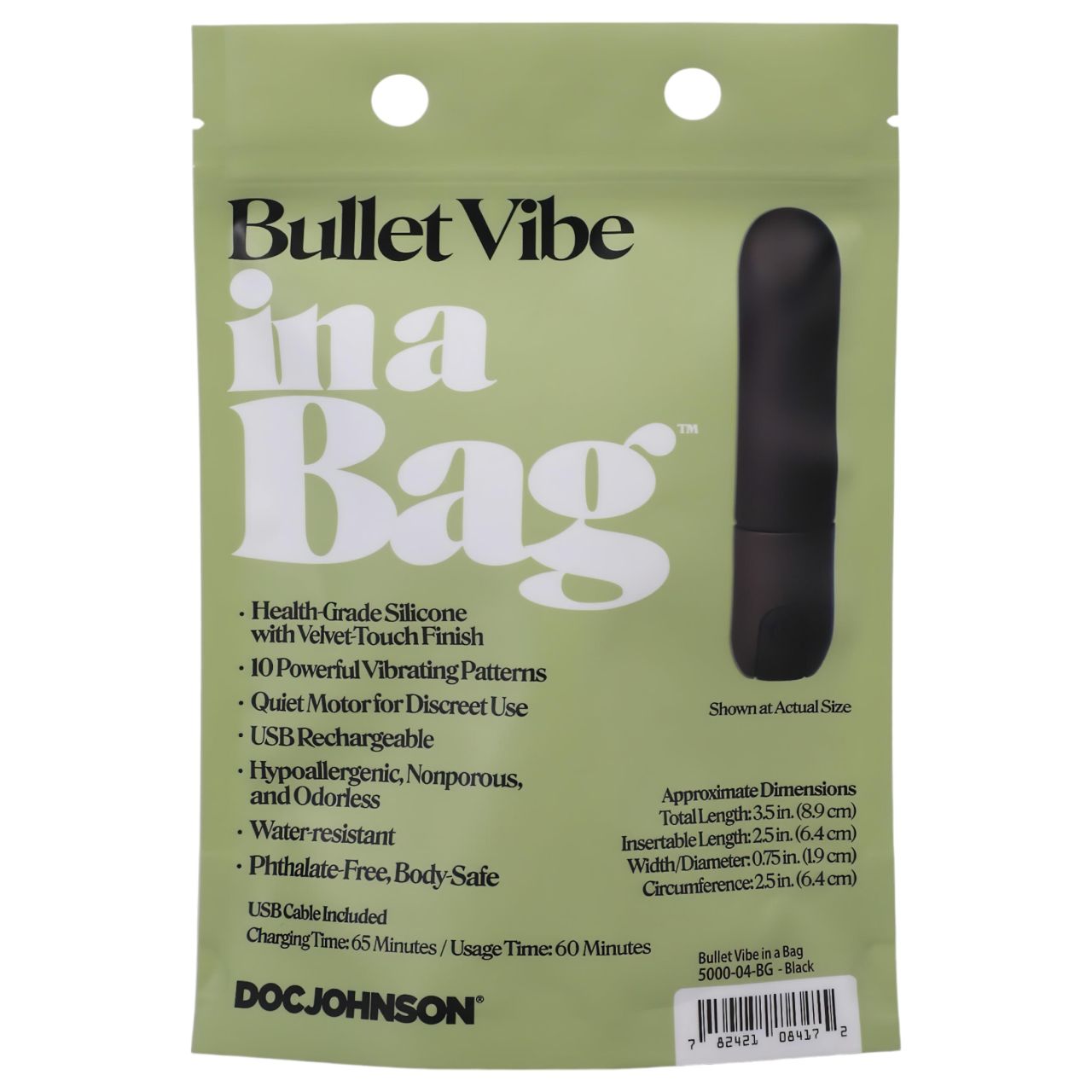 Doc Johnson Bullet Vibe - akkus, vízálló rúdvibrátor (fekete) Doc Johnson Bullet Vibe - akkus, vízálló rúdvibrátor (fekete)