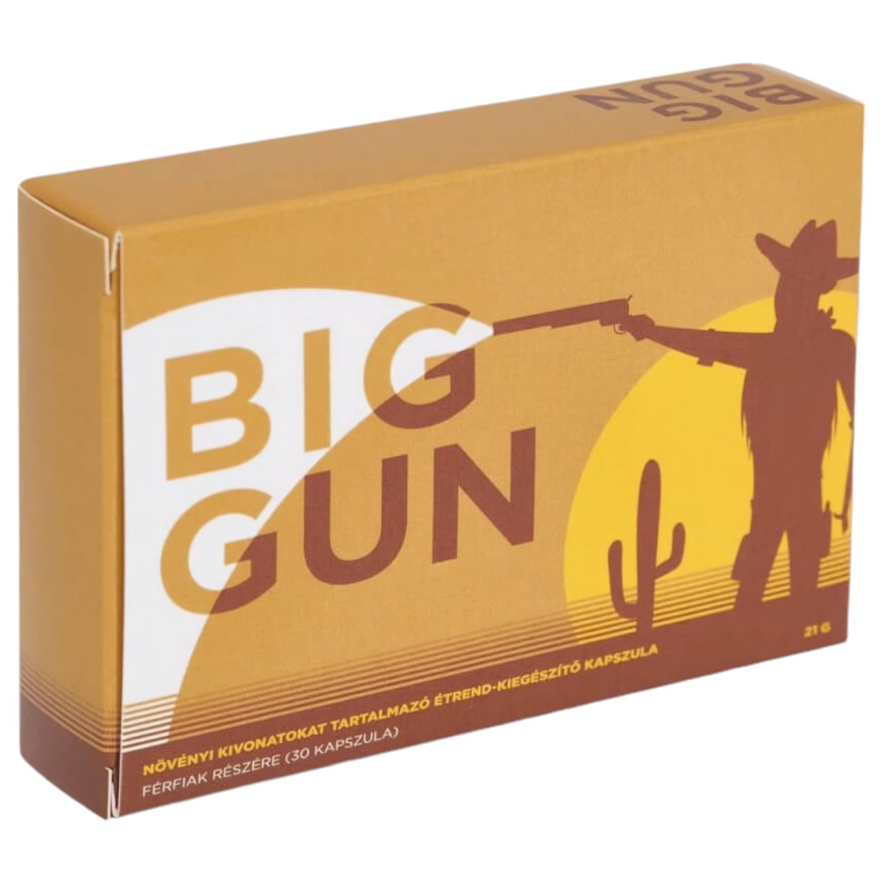 Big Gun - étrend kiegészítő kapszula férfiaknak (30db) Big Gun - étrend kiegészítő kapszula férfiaknak (30db)