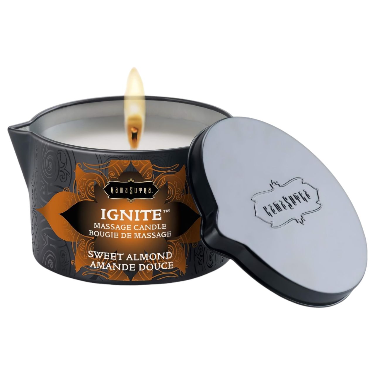 Kama Sutra - vegán masszázsgyertya - édes mandula (170g) Kama Sutra - vegán masszázsgyertya - édes mandula (170g)