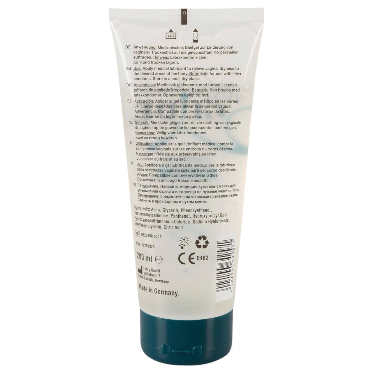 Just Glide Premium Original - vegán, vízbázisú síkosító (200ml) Just Glide Premium Original - vegán, vízbázisú síkosító (200ml)