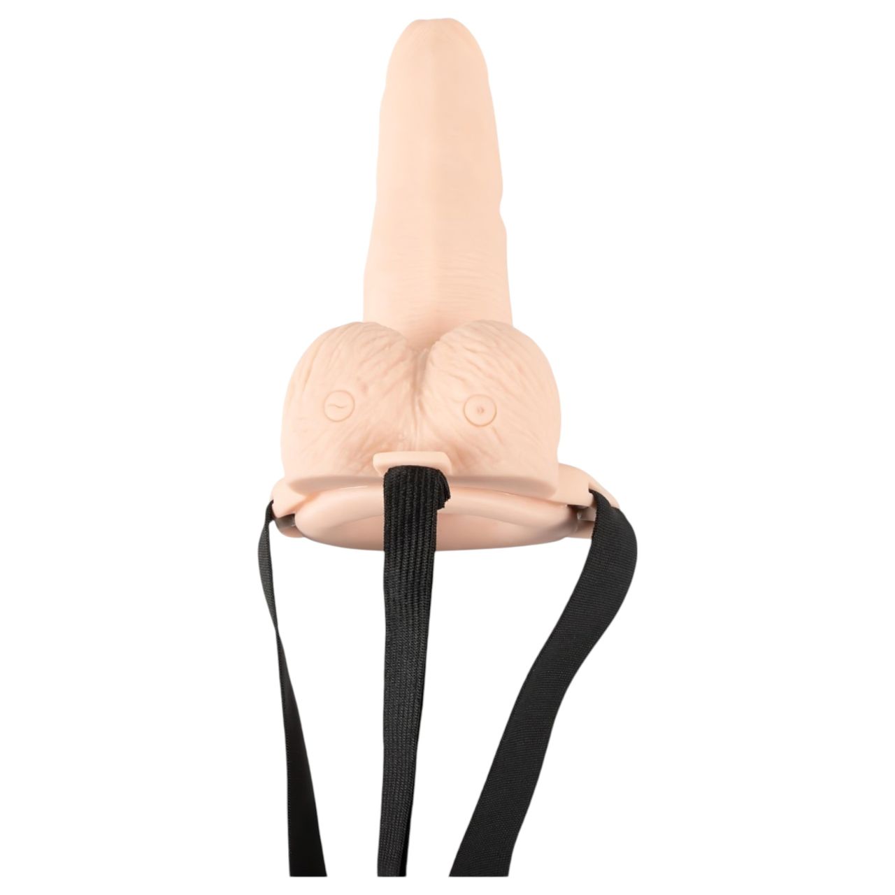 You2Toys Strap-on - üreges, felcsatolható vibrátor (natúr) You2Toys Strap-on - üreges, felcsatolható vibrátor (natúr)