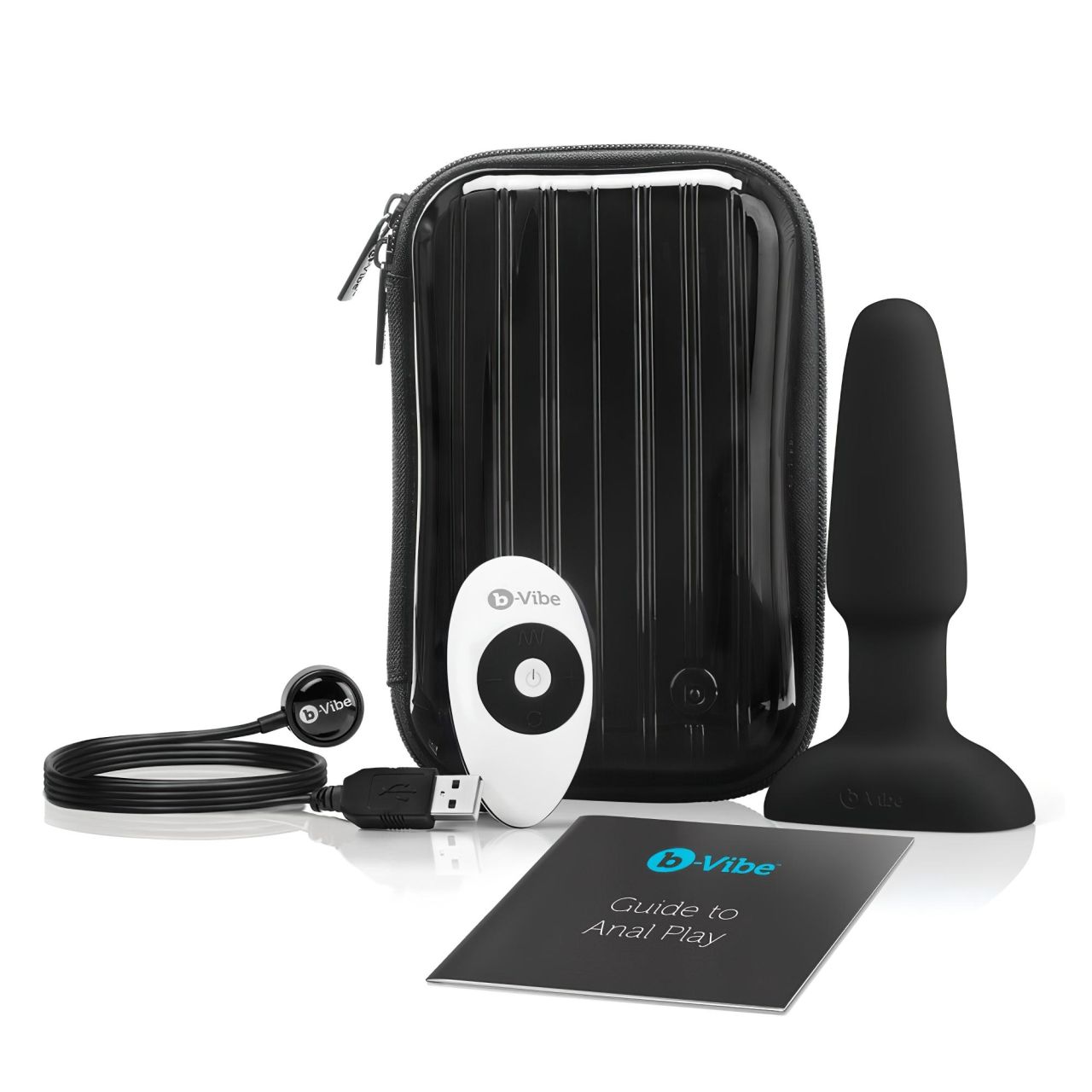 b-Vibe - forgó gyöngyös, akkus anál vibrátor (fekete) b-Vibe - forgó gyöngyös, akkus anál vibrátor (fekete)