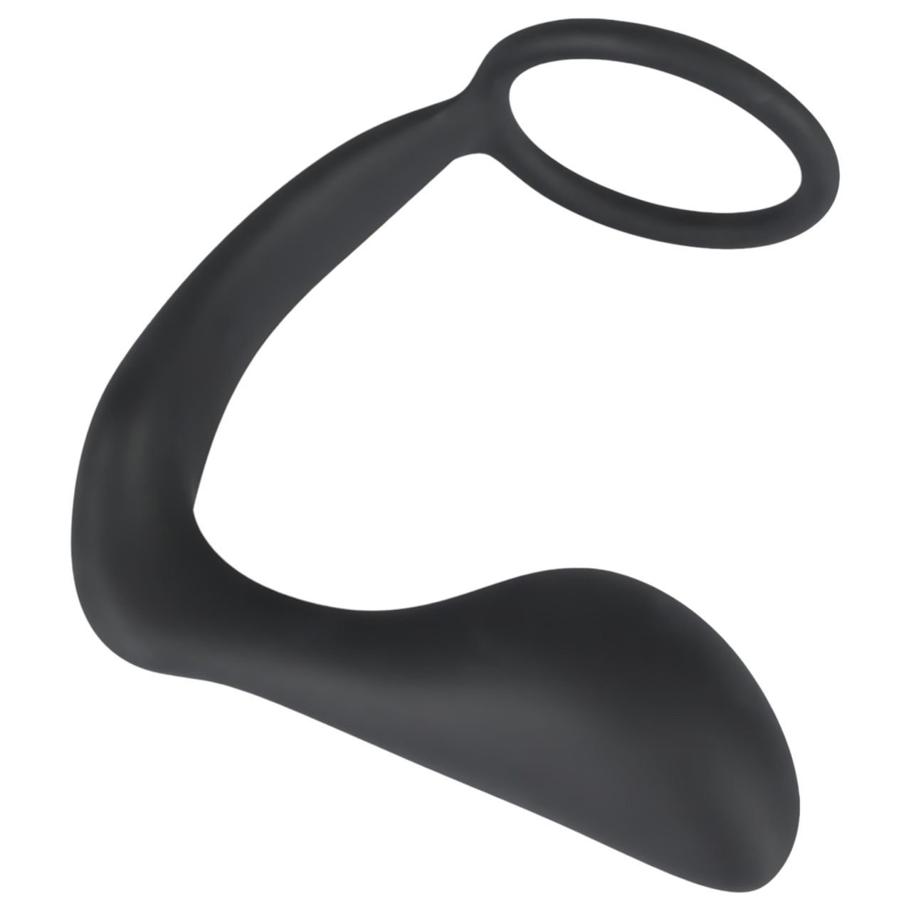 Black Velvet - anál plug péniszgyűrűvel (fekete) Black Velvet - anál plug péniszgyűrűvel (fekete)