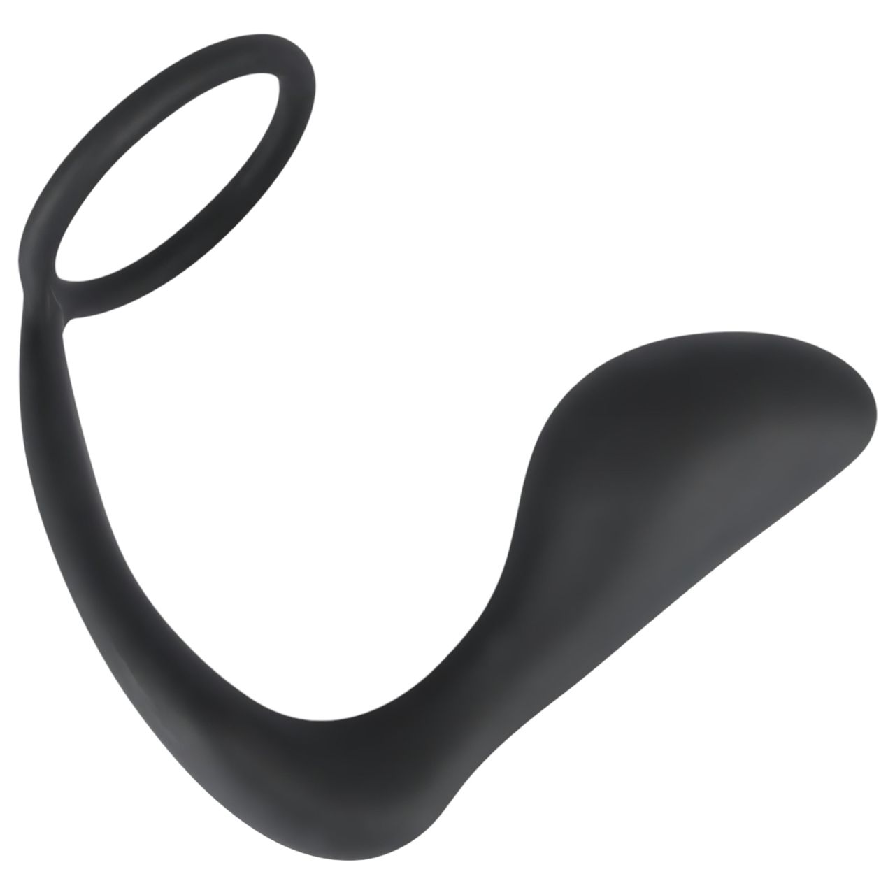 Black Velvet - anál plug péniszgyűrűvel (fekete) Black Velvet - anál plug péniszgyűrűvel (fekete)