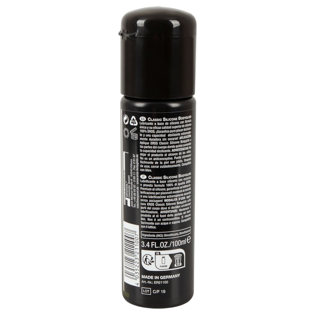EROS 2in1 - szilikonos síkosító (100ml) EROS 2in1 - szilikonos síkosító (100ml)