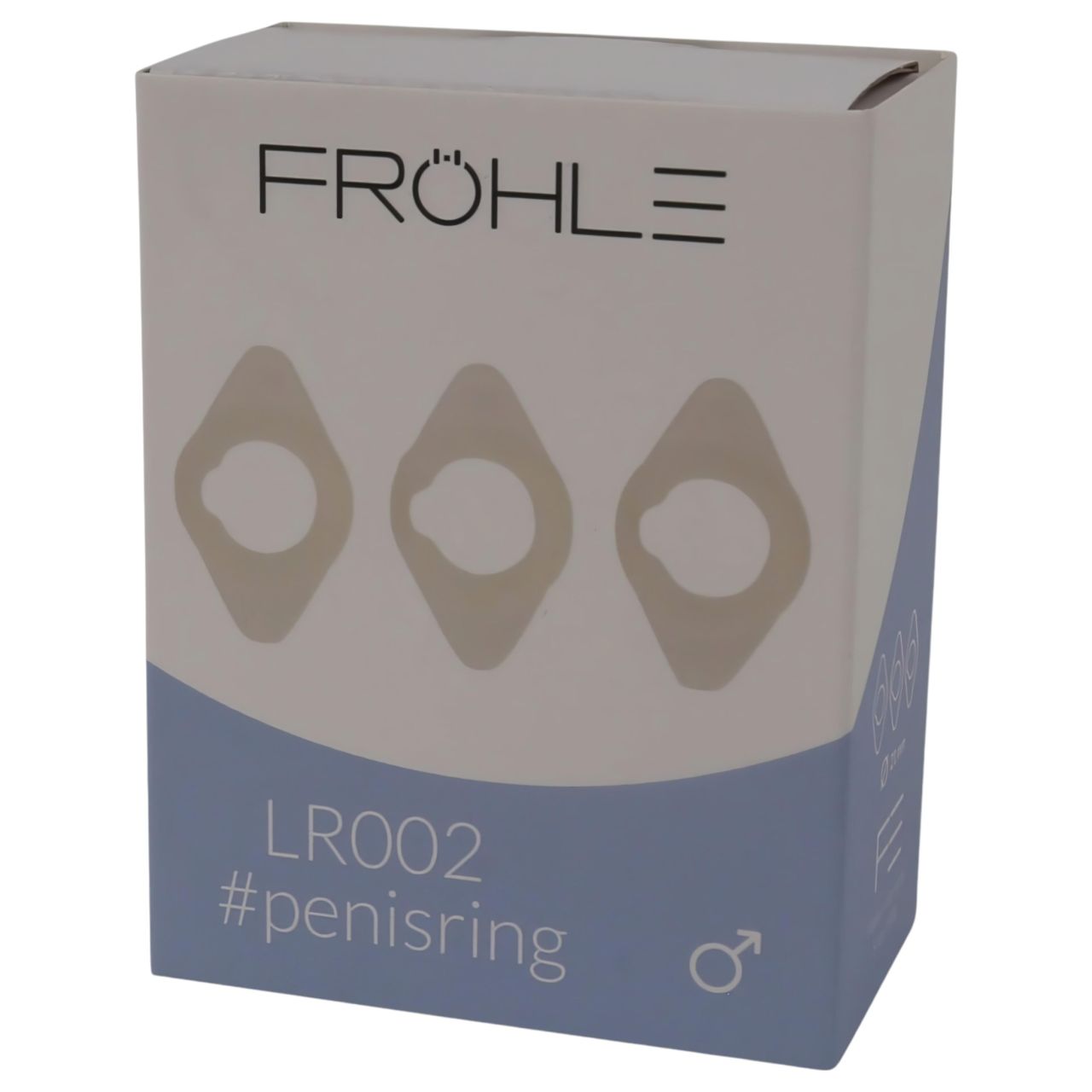 Fröhle LR002 (2,1cm) - orvosi péniszgyűrű szett (3db)