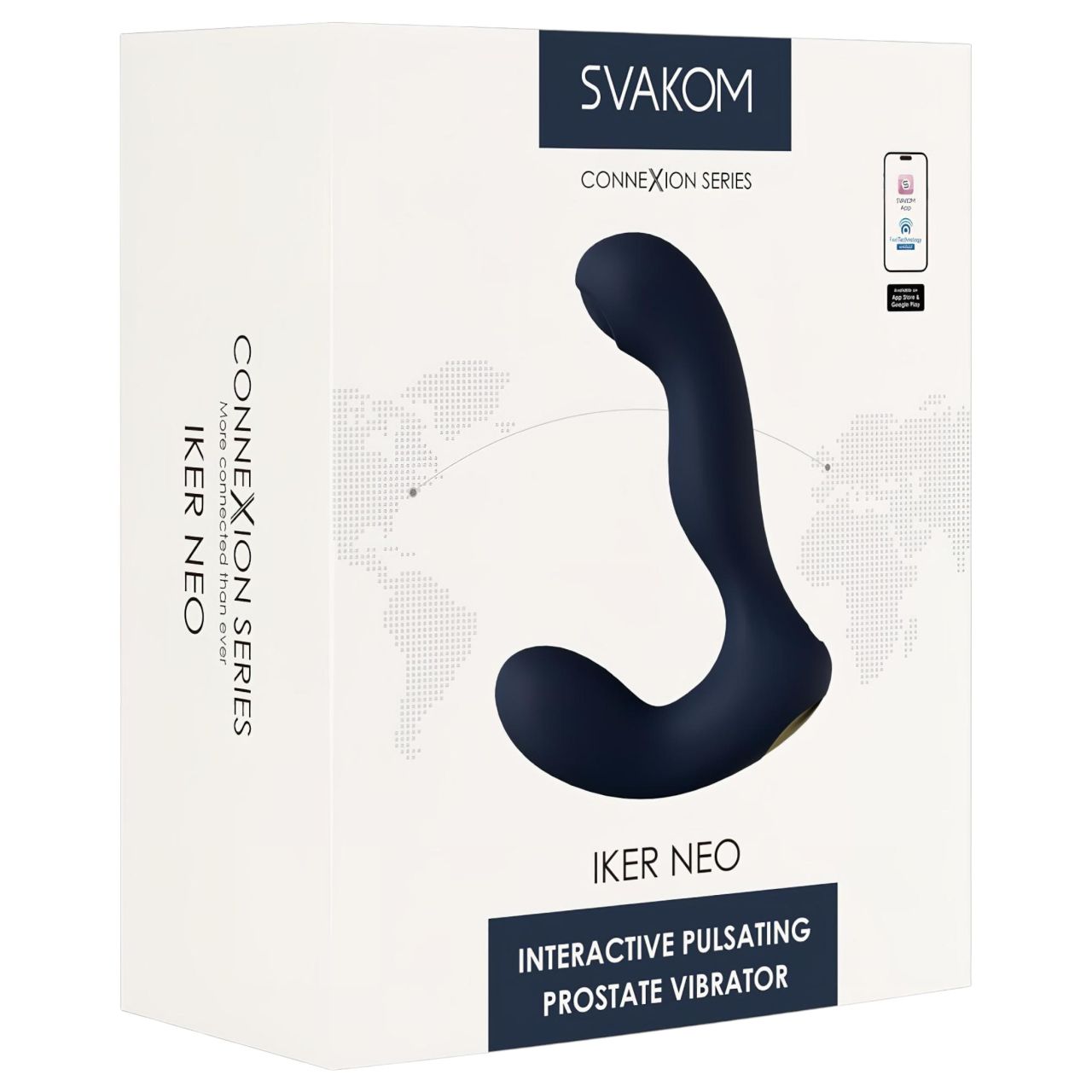 Svakom Iker Neo - interaktív, pulzáló anál vibrátor (kék) Svakom Iker Neo - interaktív, pulzáló anál vibrátor (kék)