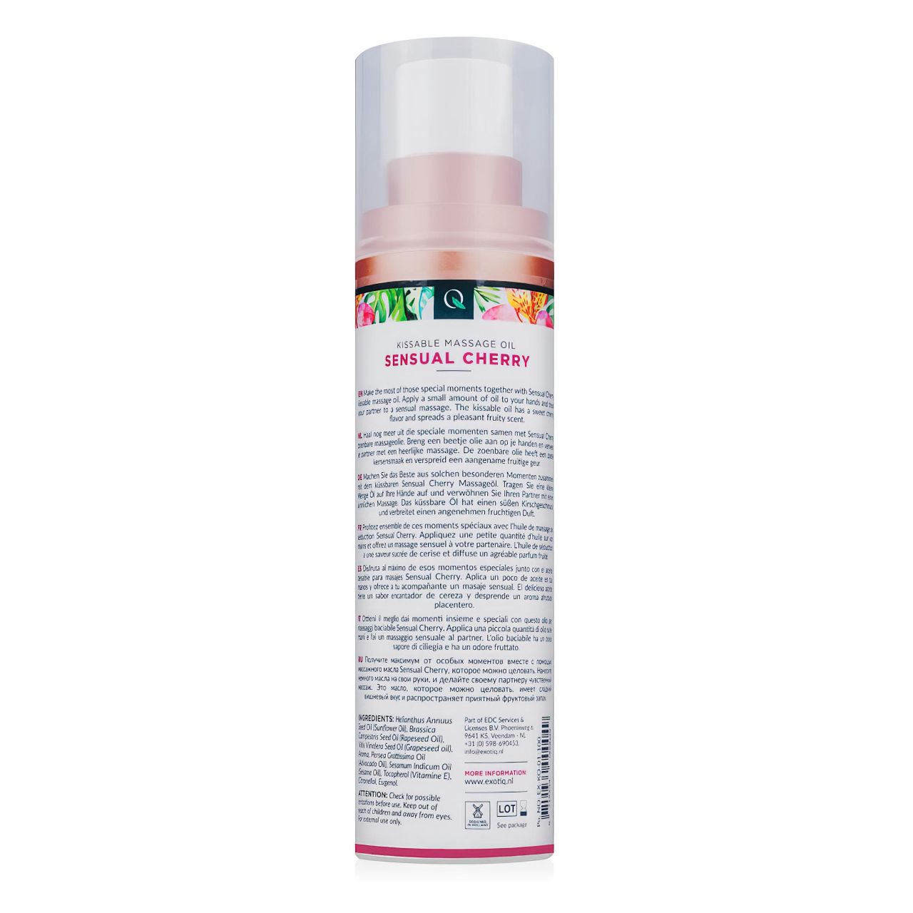 Exotiq - illatos masszázsolaj - cseresznye (100ml) Exotiq - illatos masszázsolaj - cseresznye (100ml)