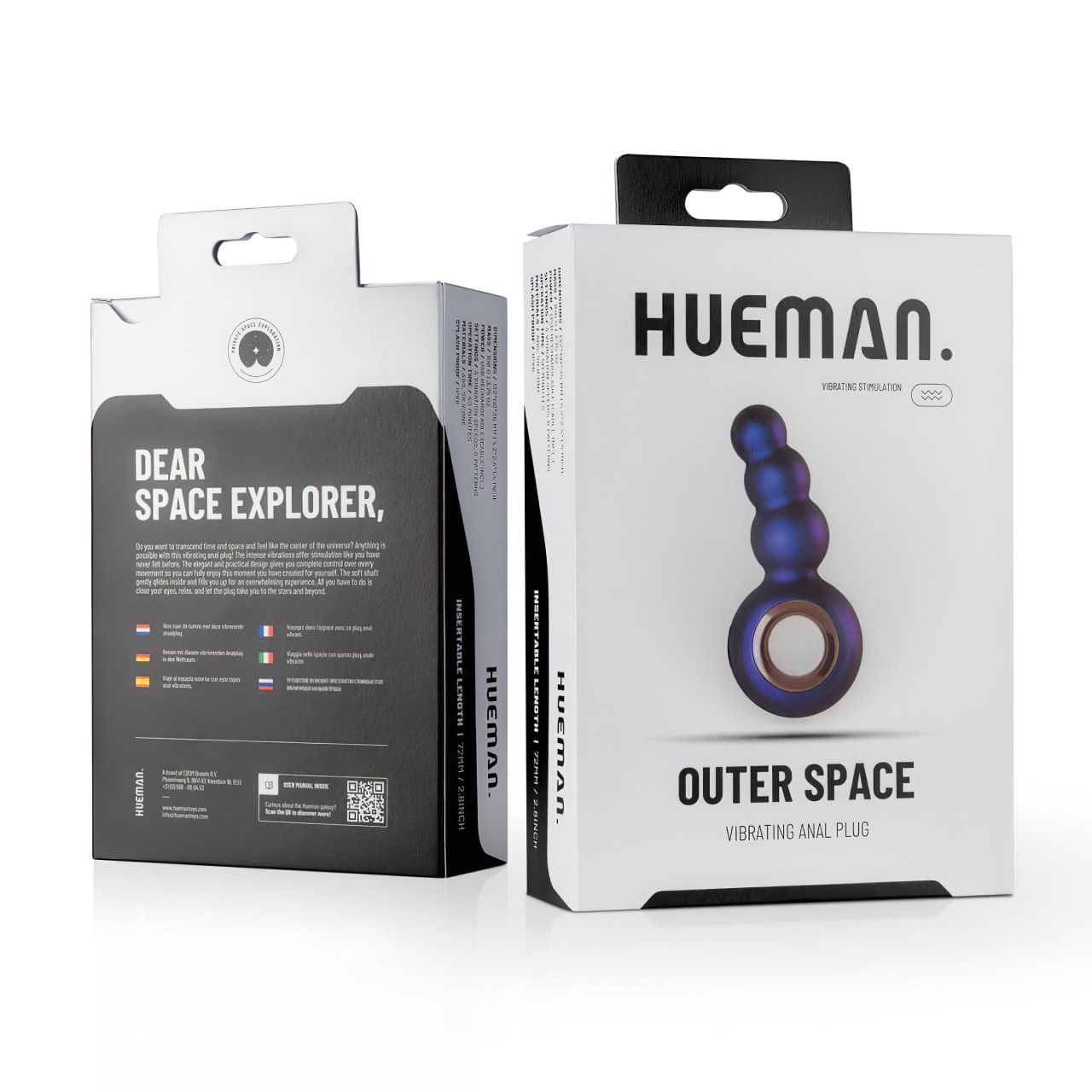 Hueman Outer Space - akkus, gyöngyös anál vibrátor (lila) Hueman Outer Space - akkus, gyöngyös anál vibrátor (lila)