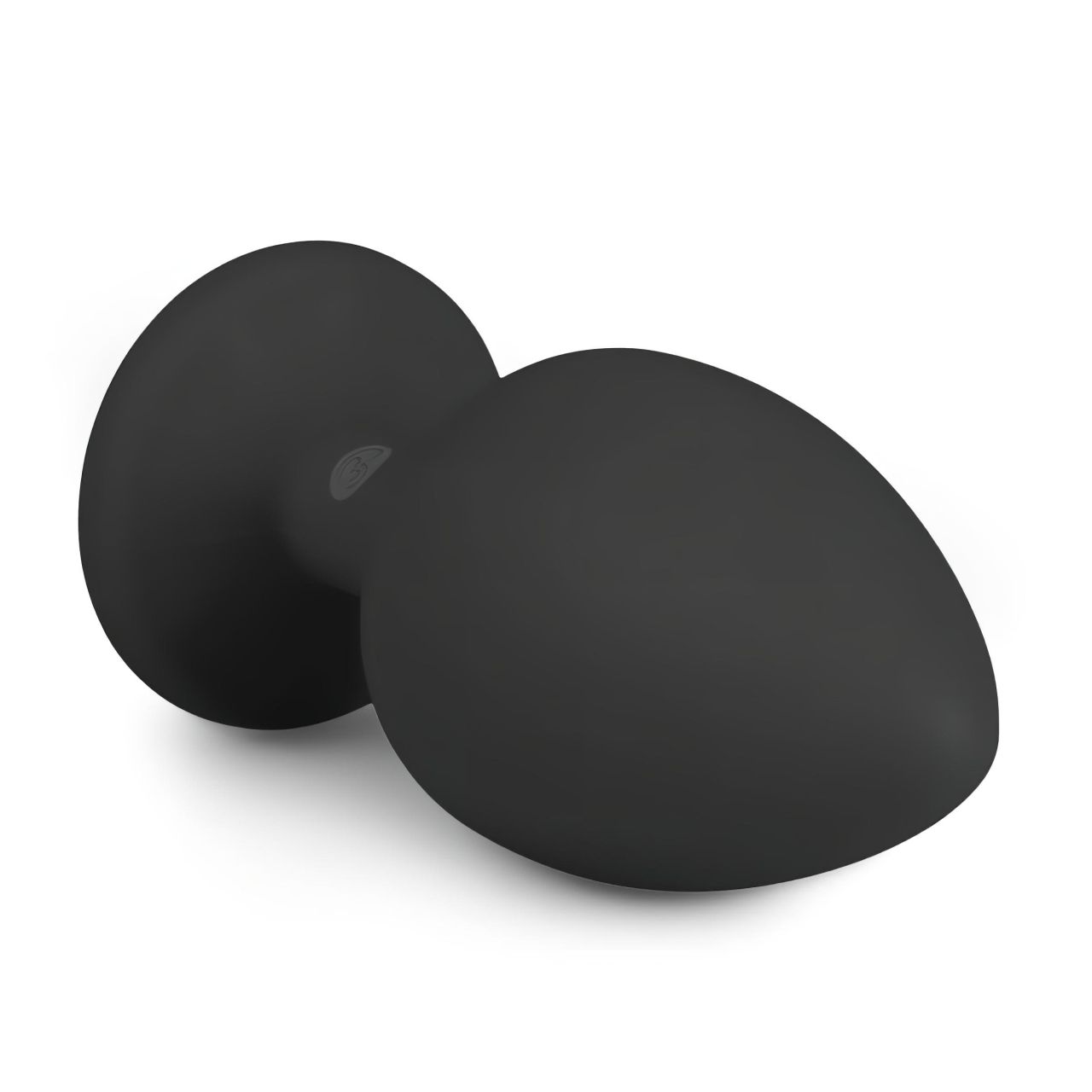 Easytoys Diamond - fehér köves anál plug (nagy) - fekete Easytoys Diamond - fehér köves anál plug (nagy) - fekete
