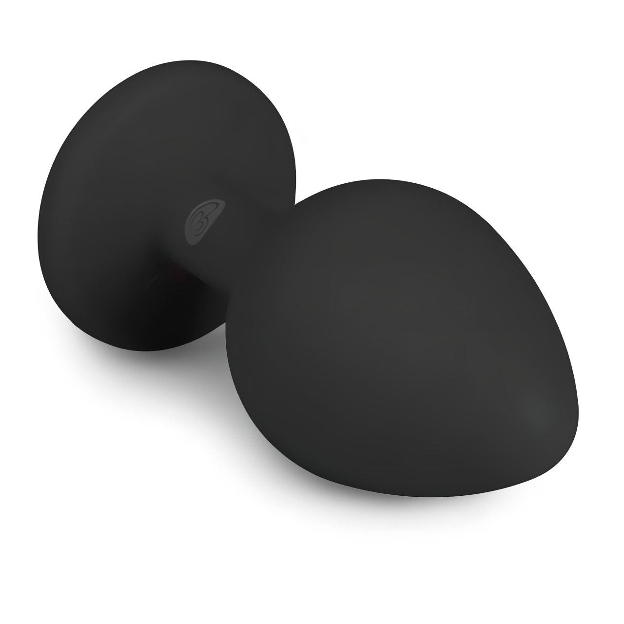 Easytoys Diamond - fehér köves anál plug (közepes) - fekete Easytoys Diamond - fehér köves anál plug (közepes) - fekete