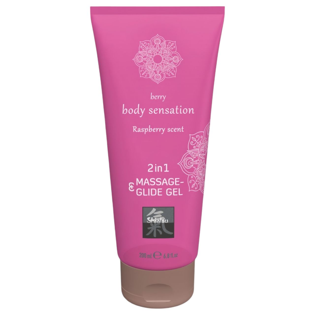 Shiatsu 2in1 Rashberry scent - masszázs síkosító - málna (200ml) Shiatsu 2in1 Rashberry scent - masszázs síkosító - málna (200ml)