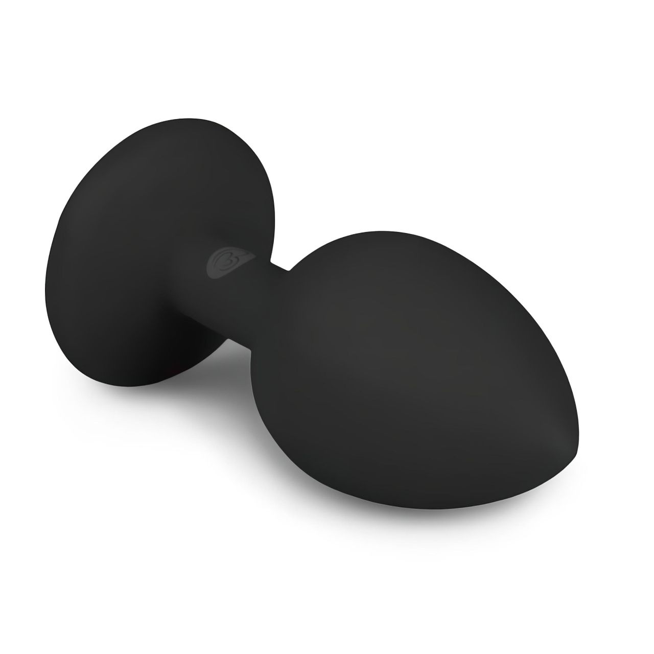 Easytoys Diamond - fehér köves anál plug (kicsi) - fekete Easytoys Diamond - fehér köves anál plug (kicsi) - fekete