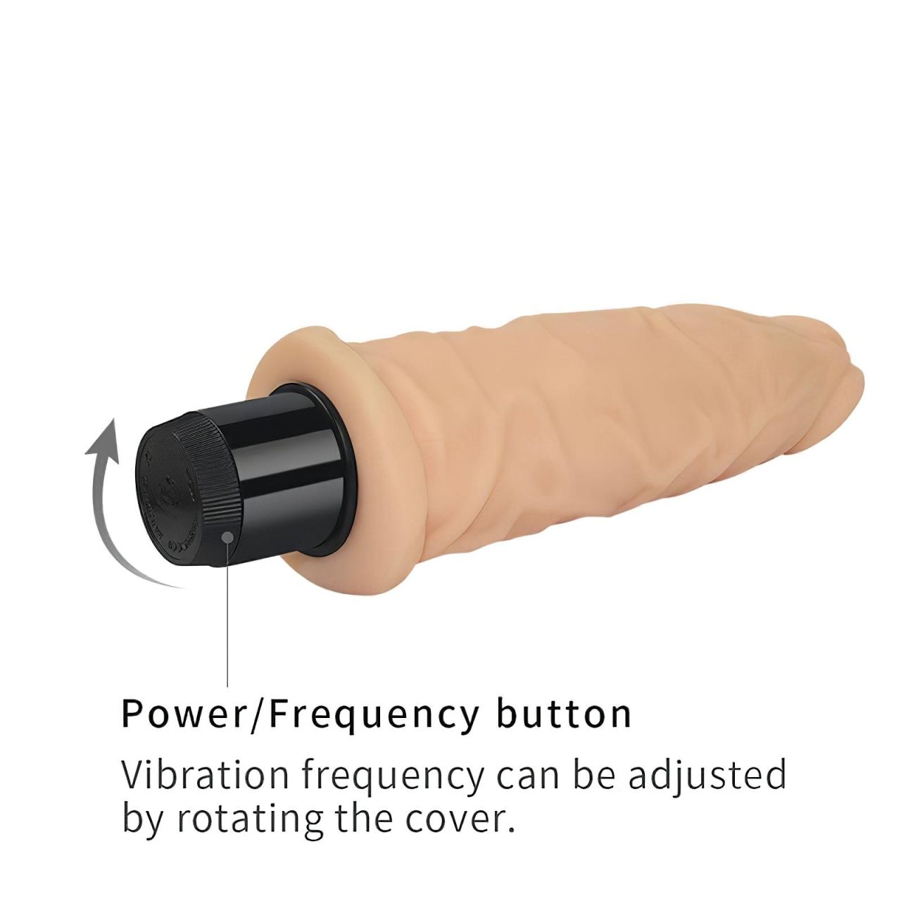 Lovetoy Real Feel - élethű vibrátor - 19cm (natúr) Lovetoy Real Feel - élethű vibrátor - 19cm (natúr)