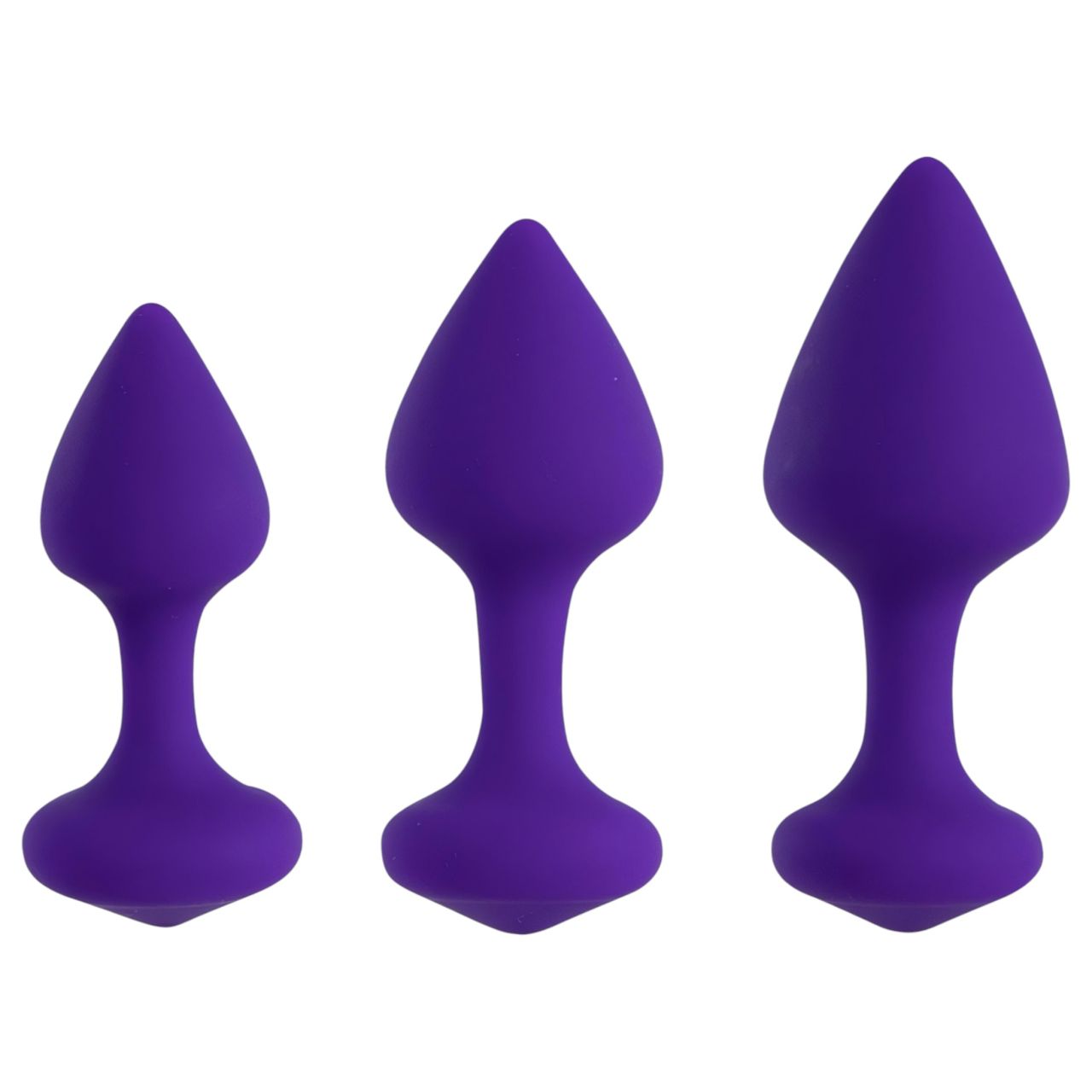 FEELZTOYS Bibi - anál plug szett - lila (3 részes) FEELZTOYS Bibi - anál plug szett - lila (3 részes)