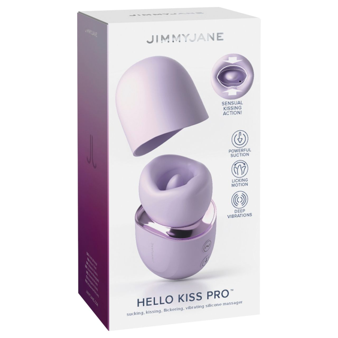JimmyJane Hello Kiss Pro - nyaló vibrátor (lila) JimmyJane Hello Kiss Pro - nyaló vibrátor (lila)