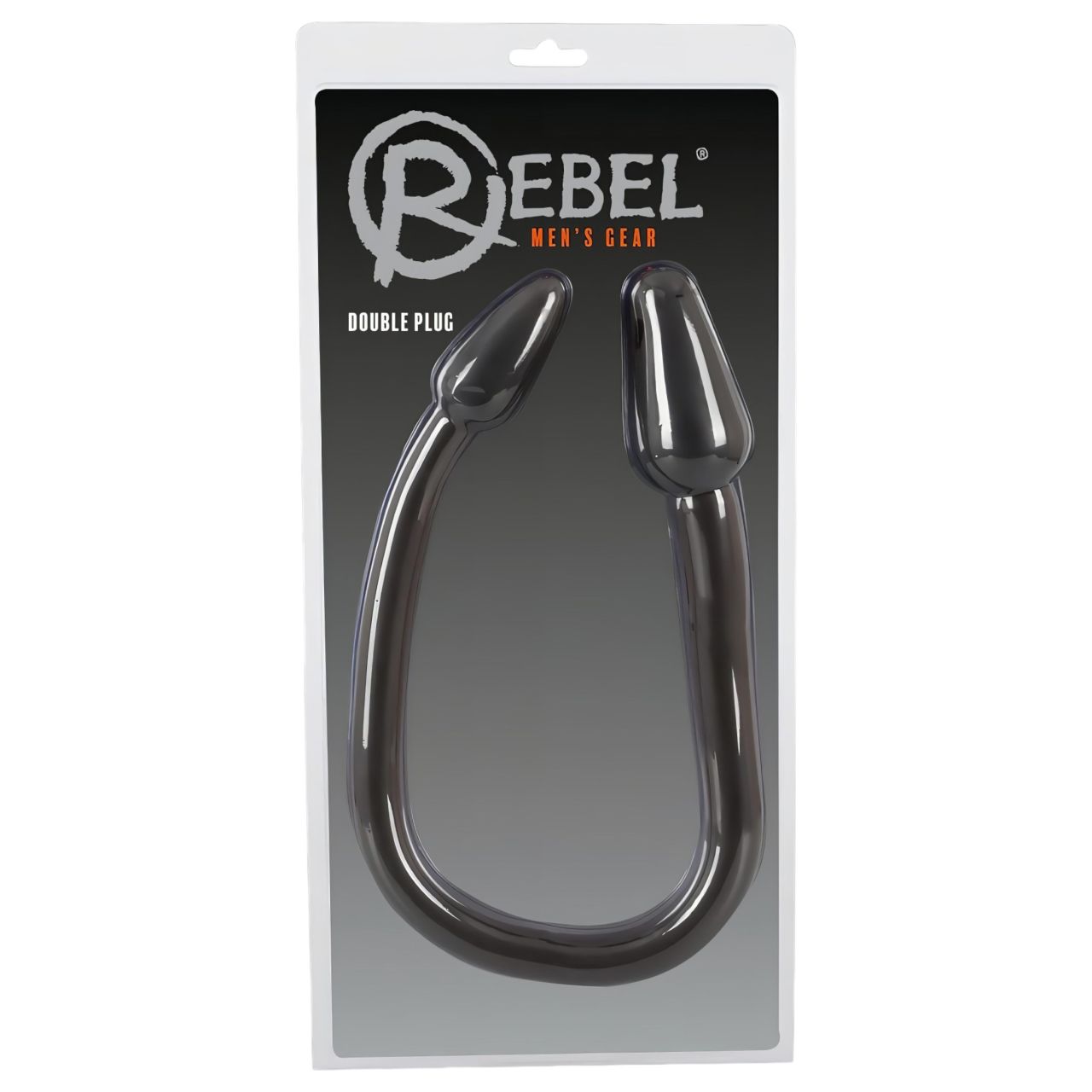Rebel Double Plug - dupla kúp anál plug (fekete) Rebel Double Plug - dupla kúp anál plug (fekete)