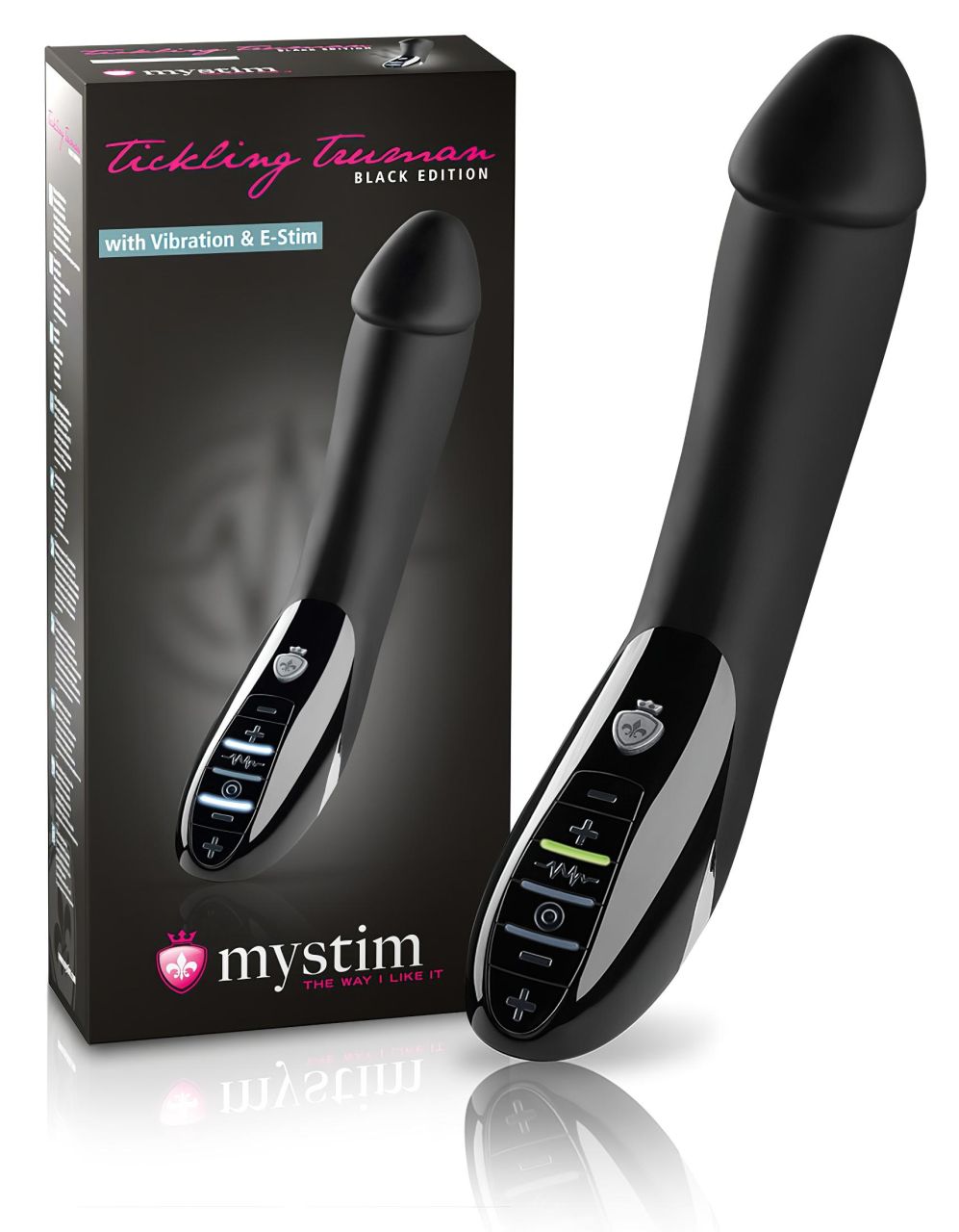 mystim Tickling Truman - elektro-stimuláló vibrátor (fekete) mystim Tickling Truman - elektro-stimuláló vibrátor (fekete)