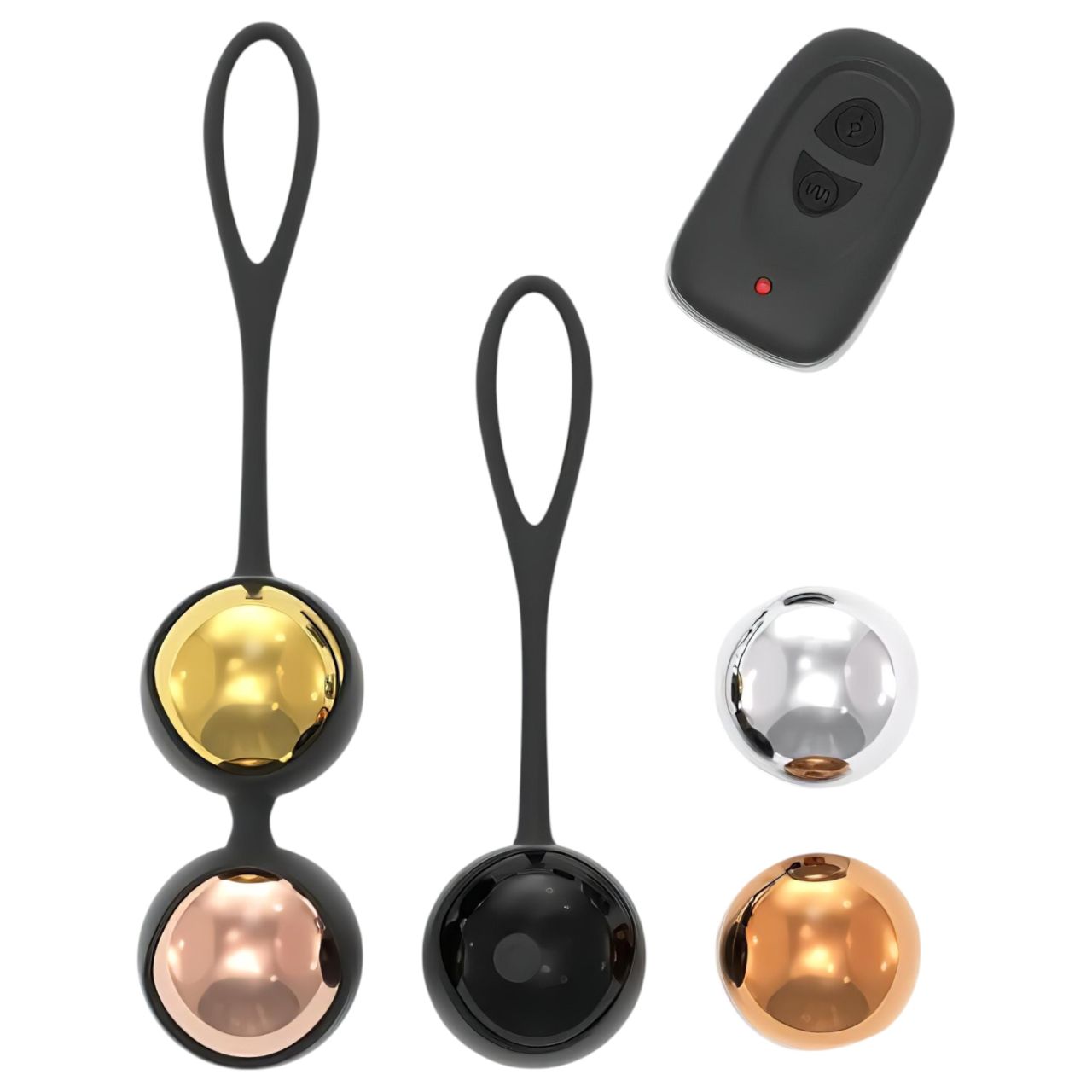 Dorcel Training Balls - rádiós, variálható gésagolyó szett Dorcel Training Balls - rádiós, variálható gésagolyó szett