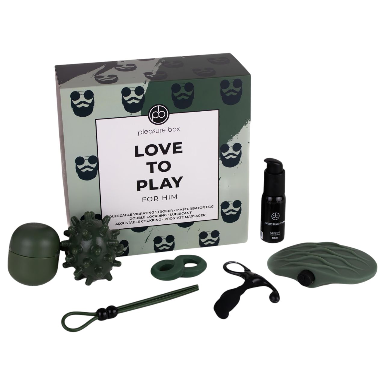 Pleasure Box Love to Play - maszturbátor szett - 6 részes Pleasure Box Love to Play - maszturbátor szett - 6 részes