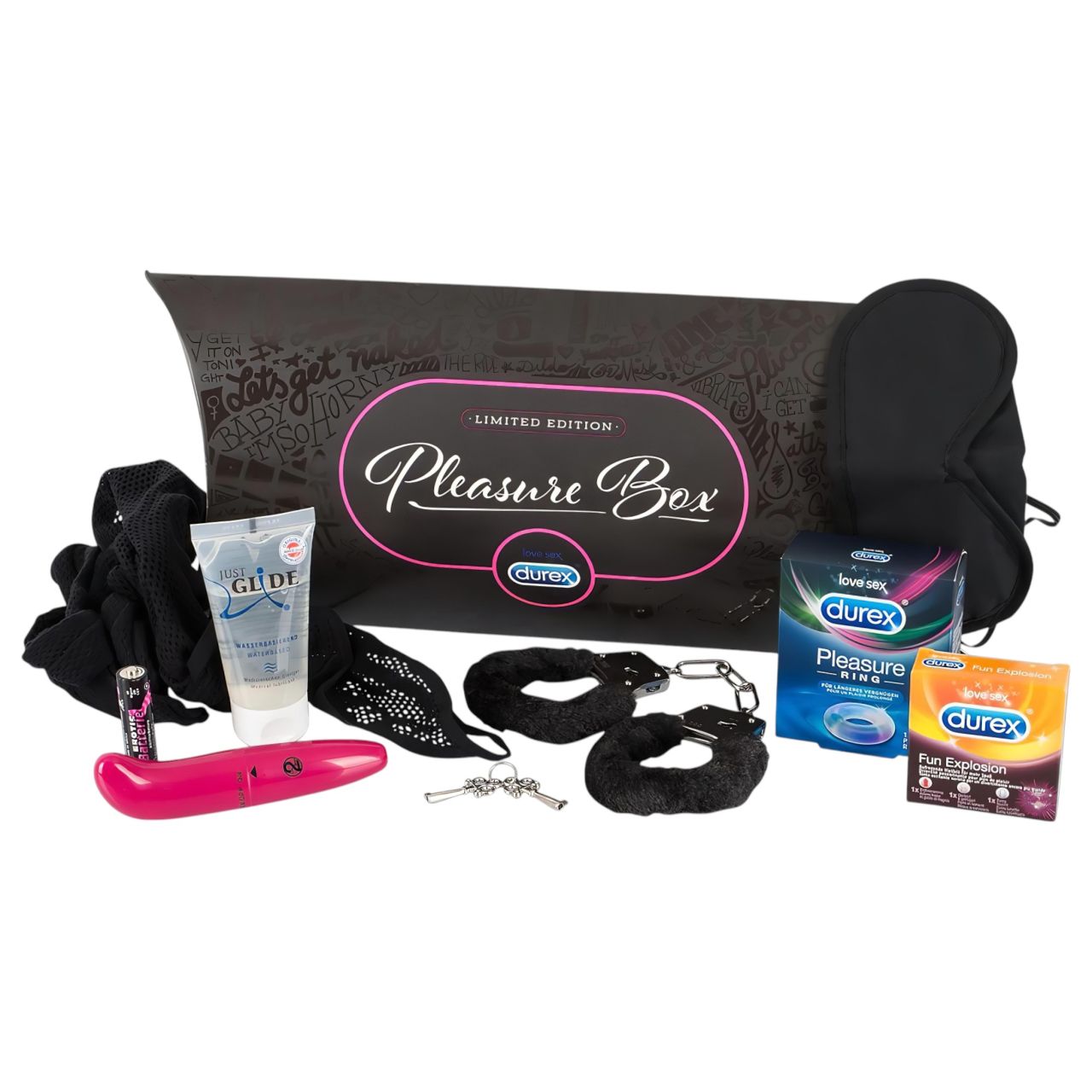 Durex Pleasure Box - vibrátoros szett (8 részes) Durex Pleasure Box - vibrátoros szett (8 részes)