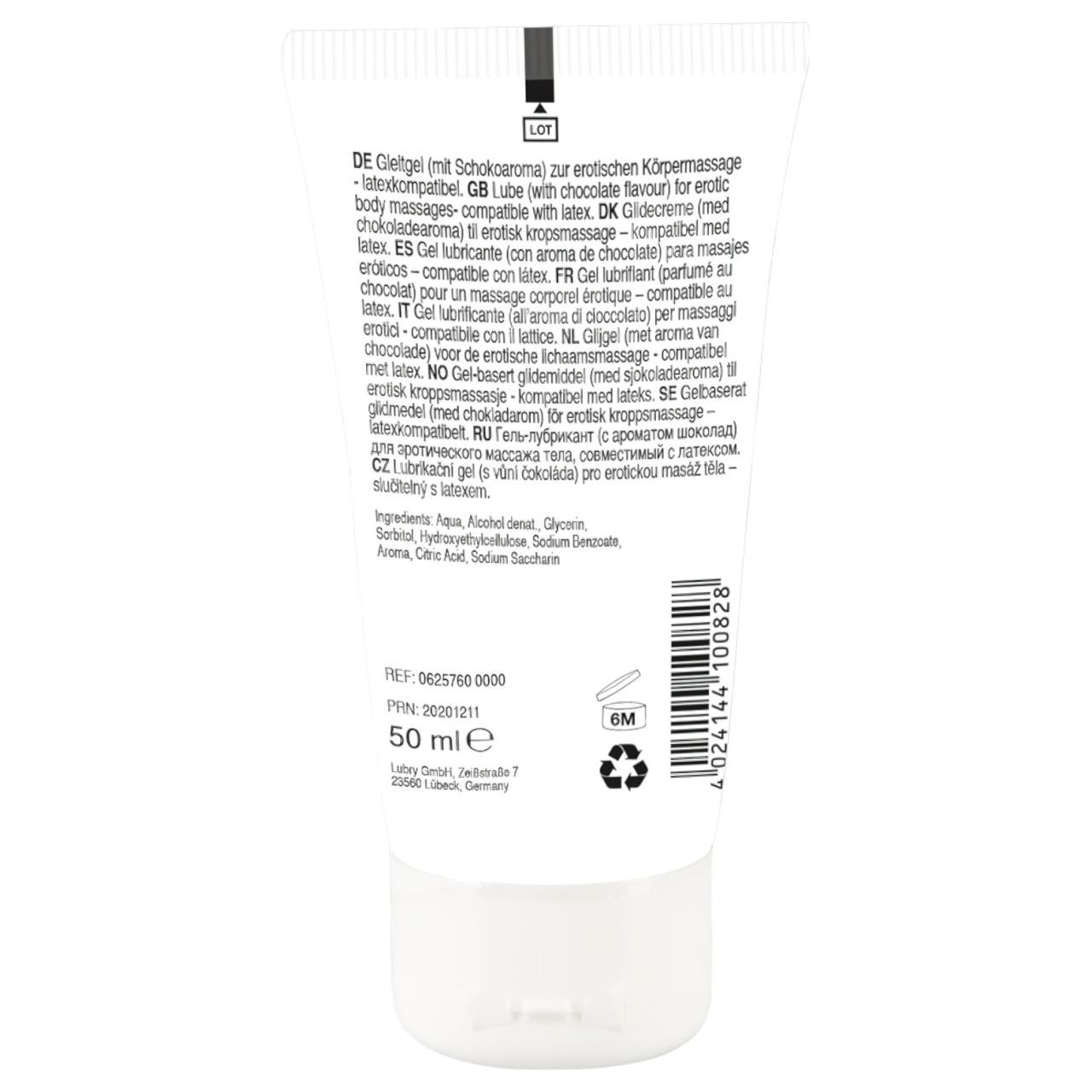 Lick it! - 2in1 ehető síkosító - fehércsoki (50ml) Lick it! - 2in1 ehető síkosító - fehércsoki (50ml)