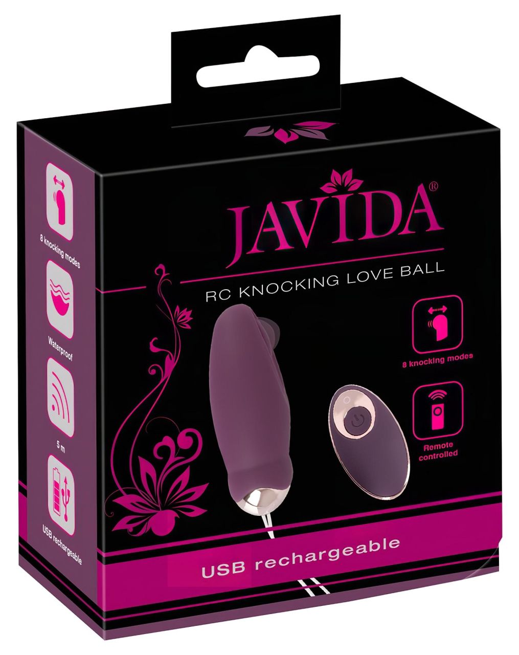 Javida - rádiós, pulzáló vibrotojás (lila) Javida - rádiós, pulzáló vibrotojás (lila)