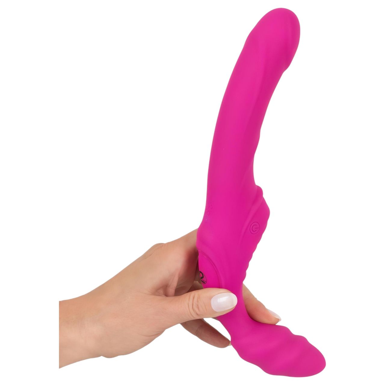 Strepless Strap-On - felcsatolható vibrátor (pink) Strepless Strap-On - felcsatolható vibrátor (pink)