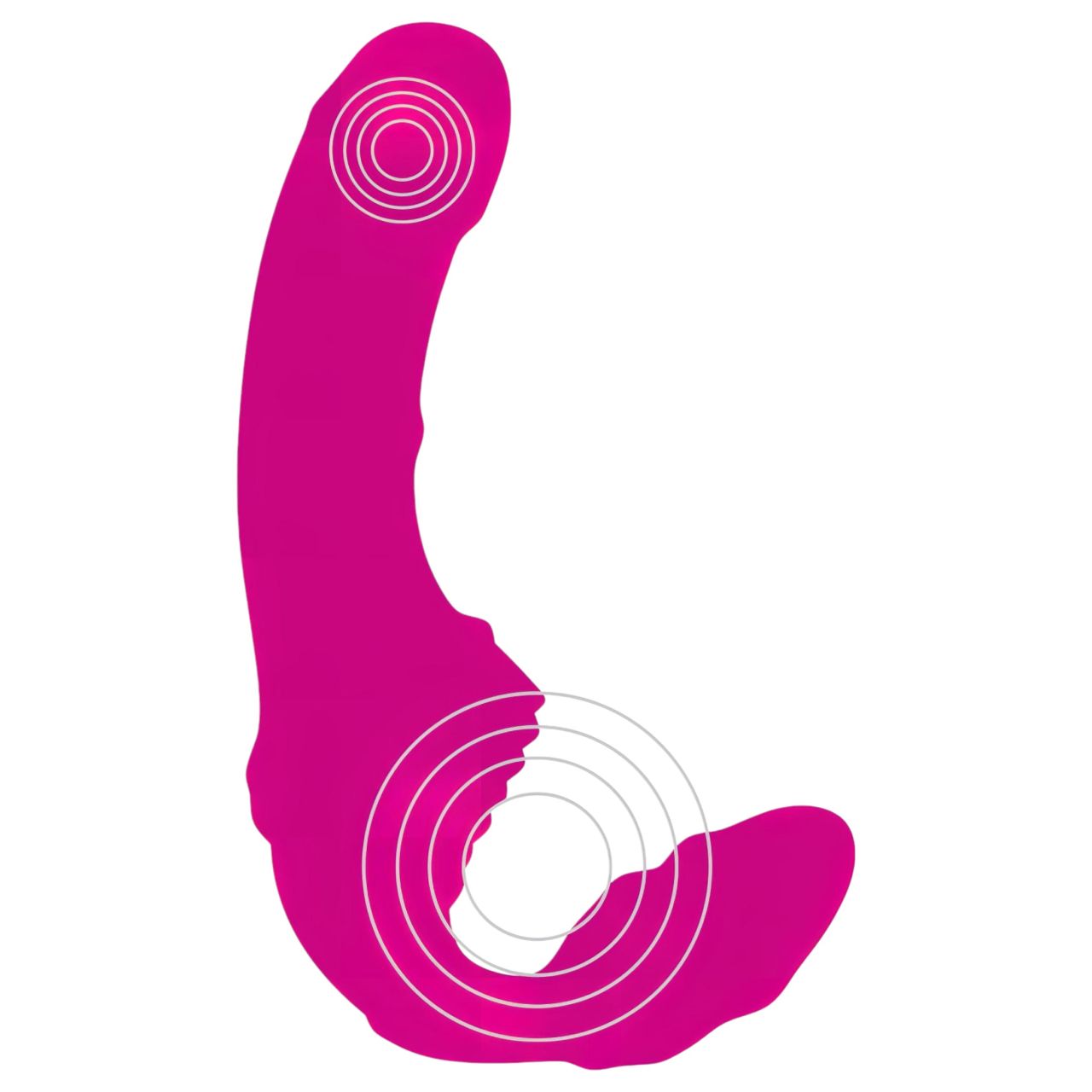 Strepless Strap-On - felcsatolható vibrátor (pink) Strepless Strap-On - felcsatolható vibrátor (pink)