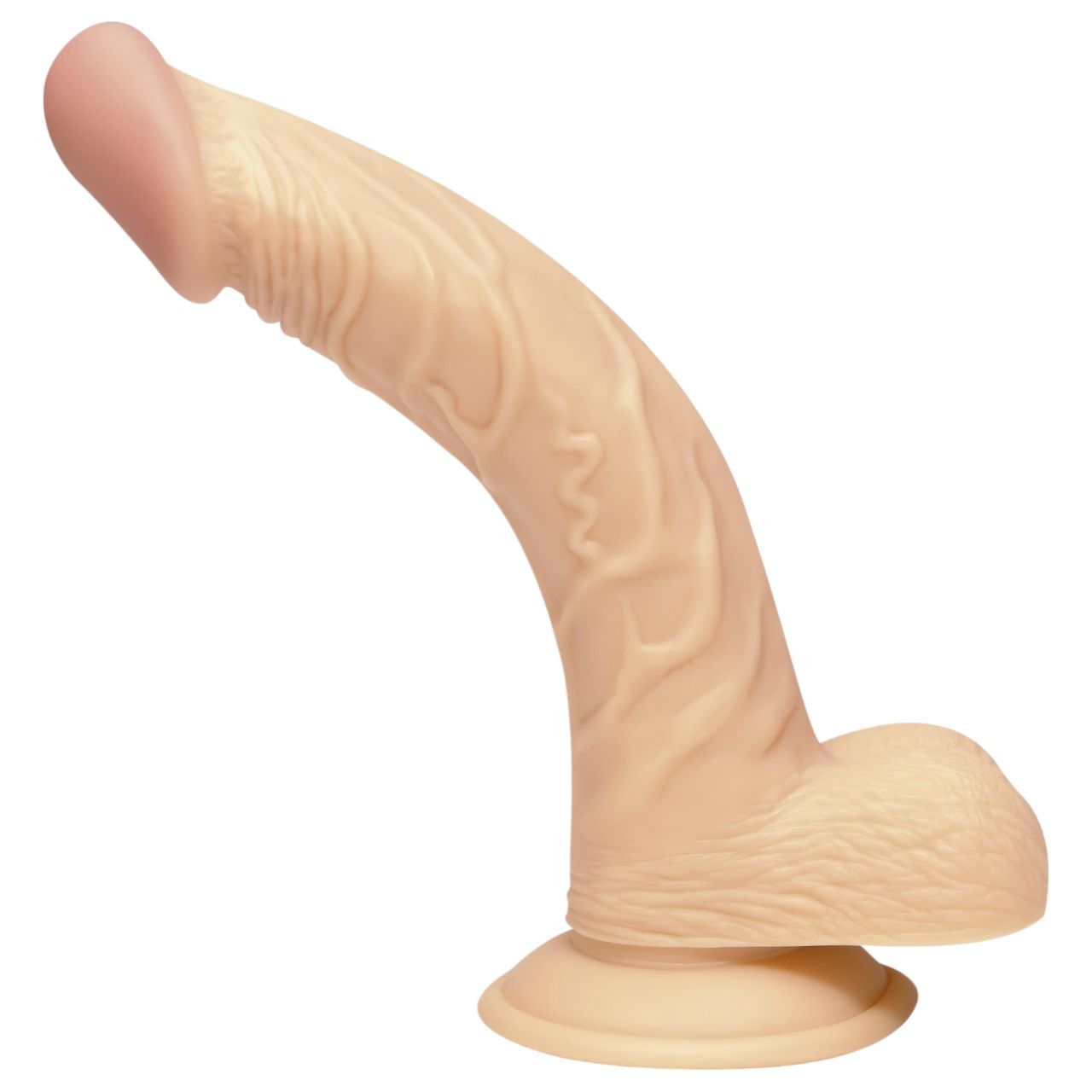 NMC 7.5 - Hajlított natúr dildó (19cm) NMC 7.5 - Hajlított natúr dildó (19cm)