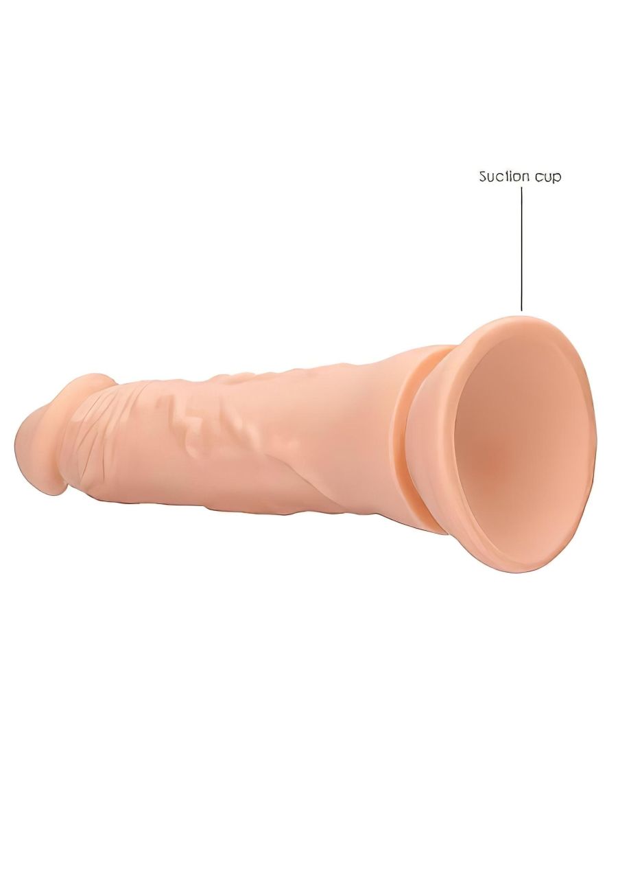 RealRock Dong 9 - élethű dildó (23cm) - natúr RealRock Dong 9 - élethű dildó (23cm) - natúr