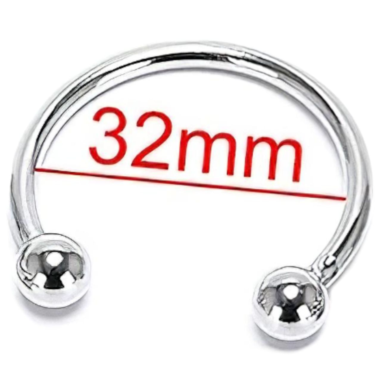 Rozsdamentes fém makkgyűrű - ejakuláció késleltetéshez (32mm)